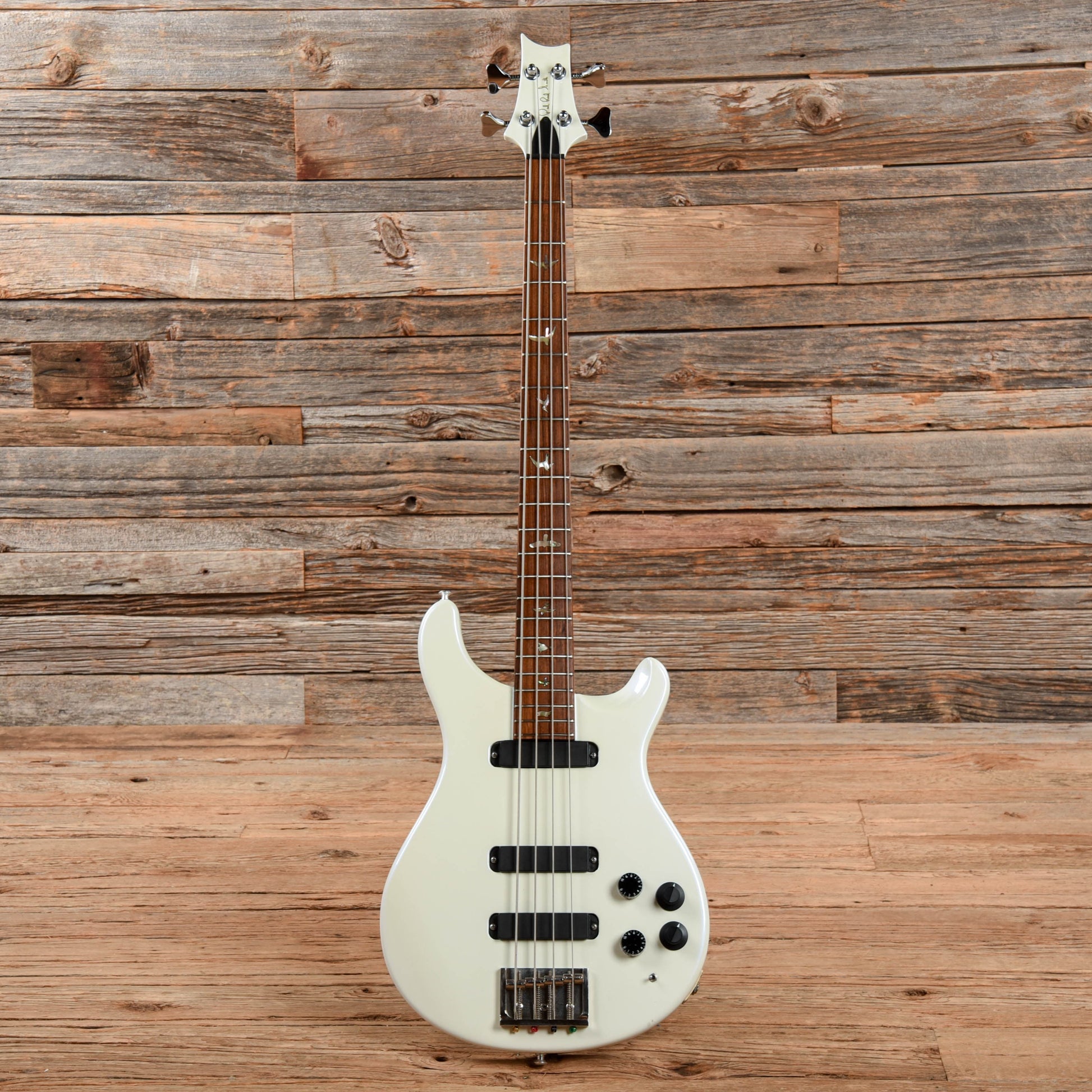 PRS Bass-4 White 1988 Bass Guitars / 4-String