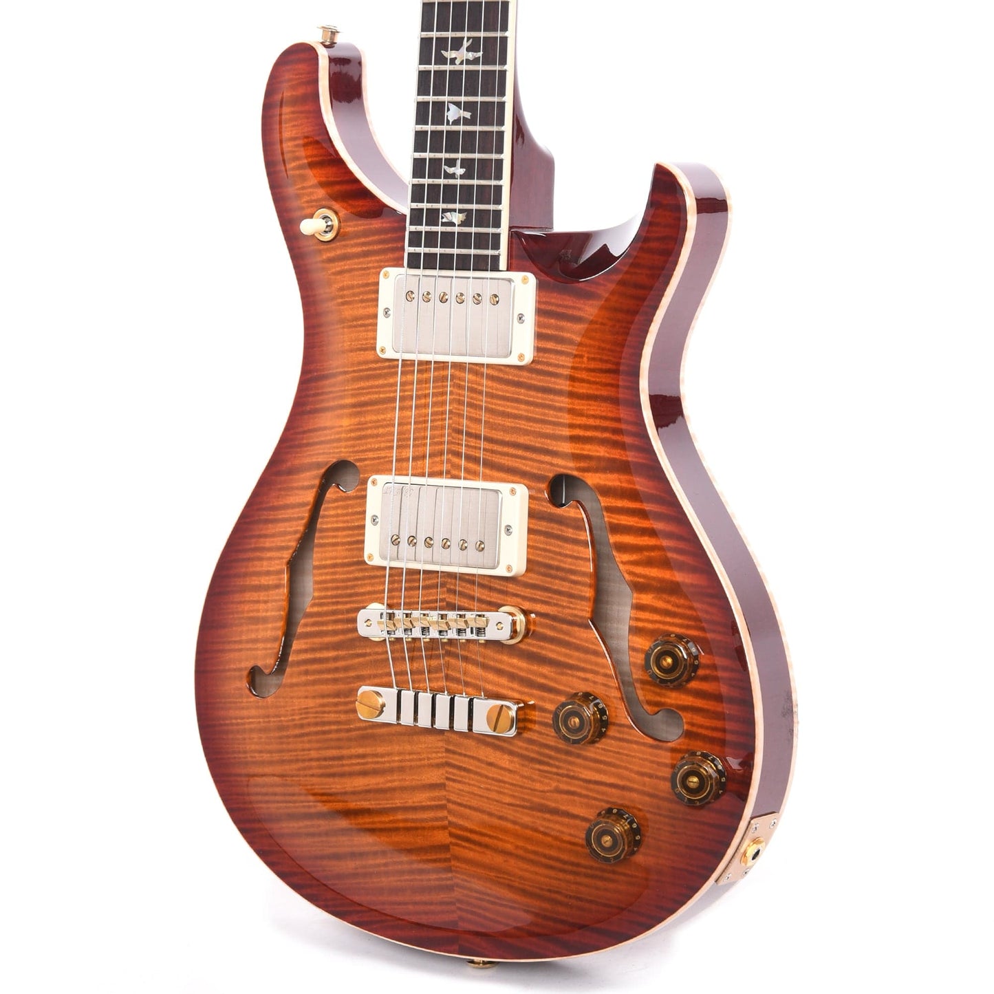 PRS McCarty 594 Hollowbody II 10 Top Dark Cherry Burst Electric Guitars / Hollow Body