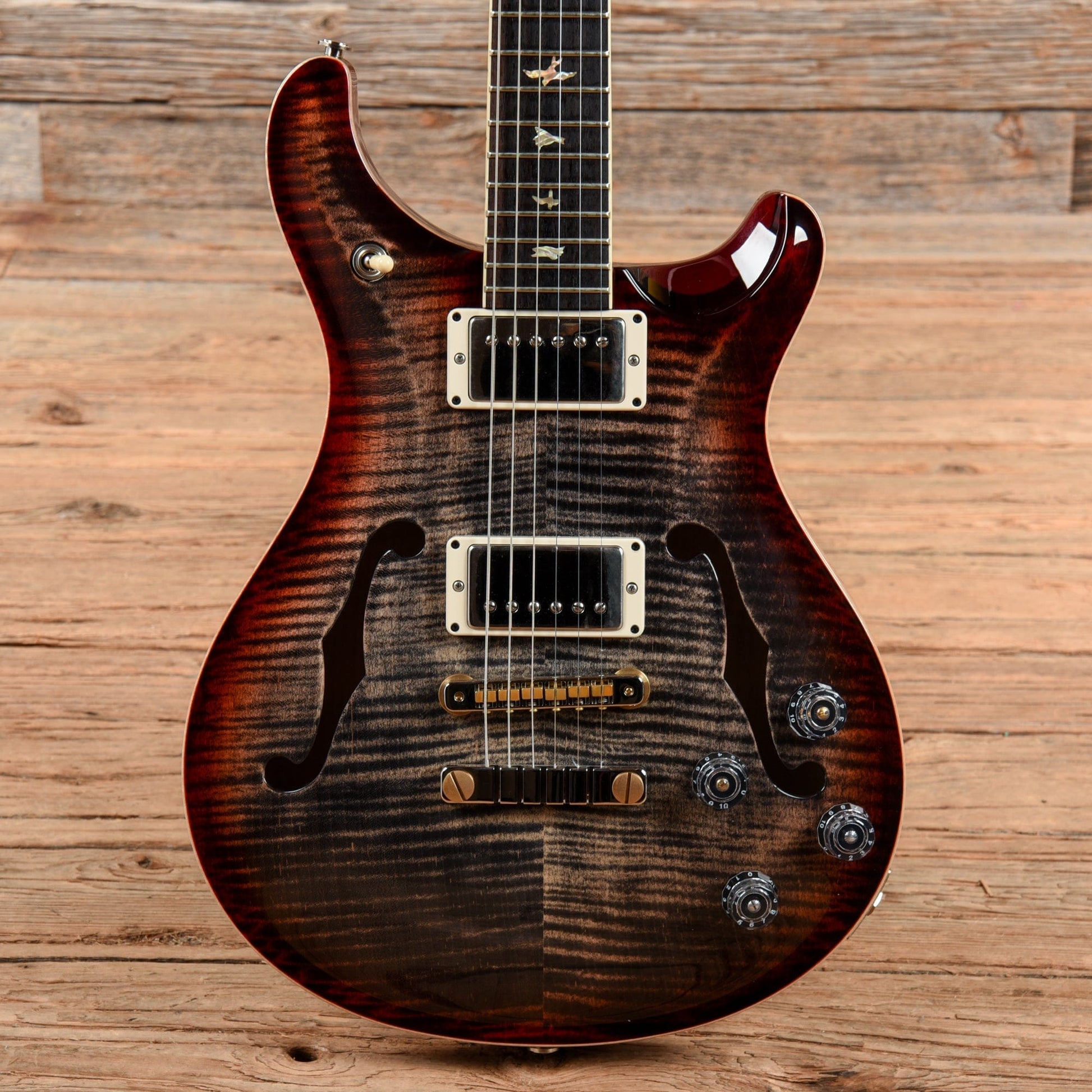 PRS McCarty 594 Hollowbody II 10 Top Red Burst 2019 Electric Guitars / Hollow Body