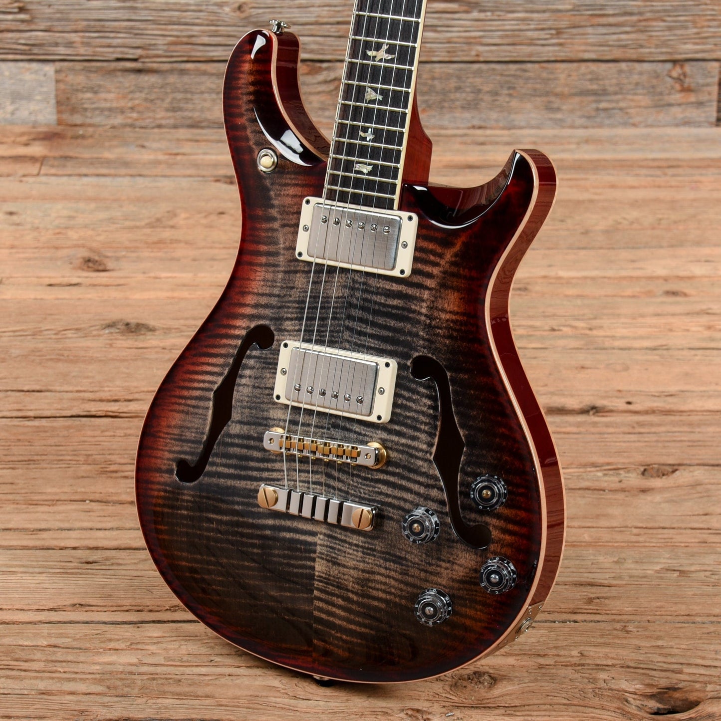 PRS McCarty 594 Hollowbody II 10 Top Red Burst 2019 Electric Guitars / Hollow Body