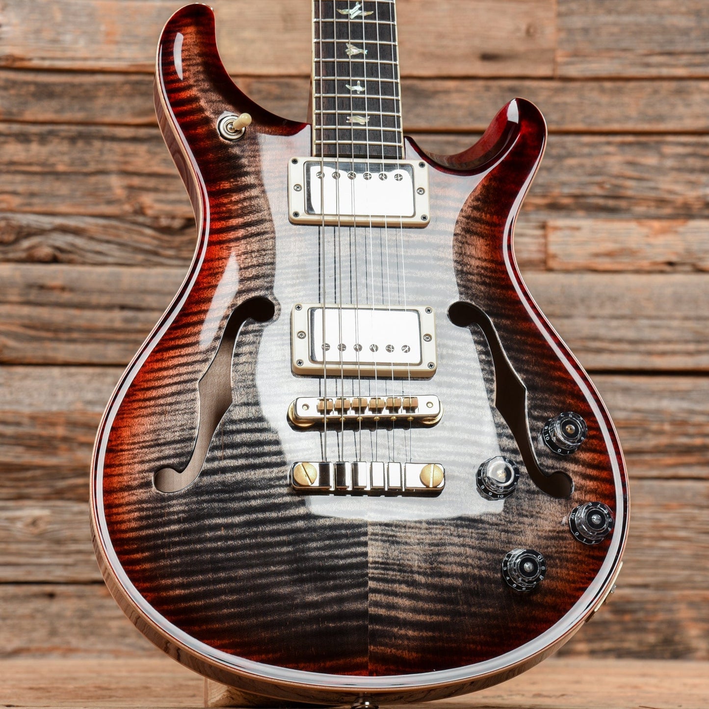 PRS McCarty 594 Hollowbody II 10 Top Red Burst 2019 Electric Guitars / Hollow Body