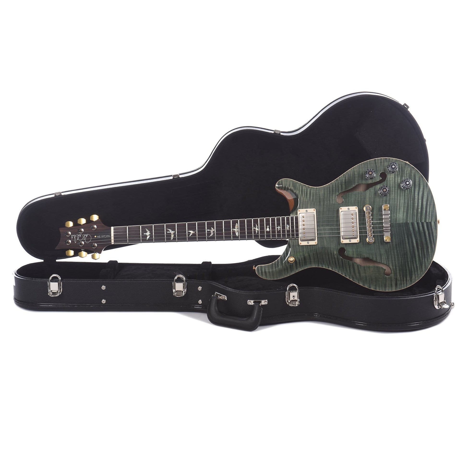 PRS McCarty 594 Hollowbody II 10 Top Trampas Green w/Nickel Hardware Electric Guitars / Hollow Body
