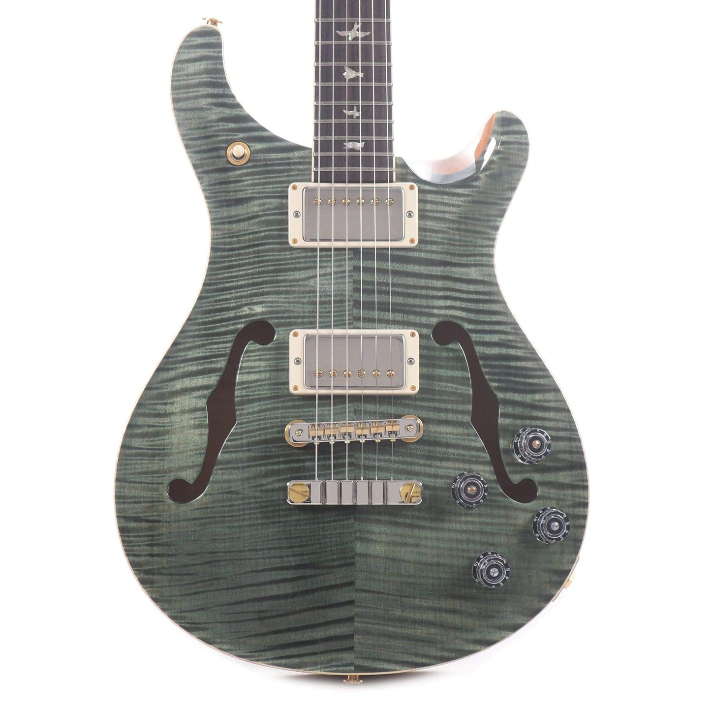 PRS McCarty 594 Hollowbody II 10 Top Trampas Green w/Nickel Hardware Electric Guitars / Hollow Body