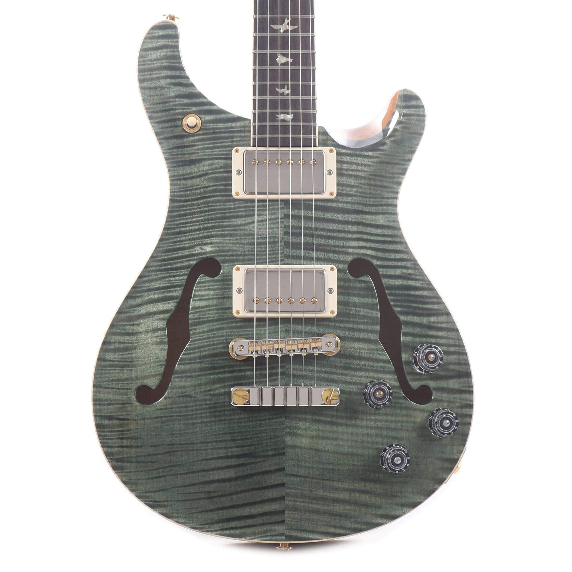 PRS McCarty 594 Hollowbody II 10 Top Trampas Green w/Nickel Hardware Electric Guitars / Hollow Body