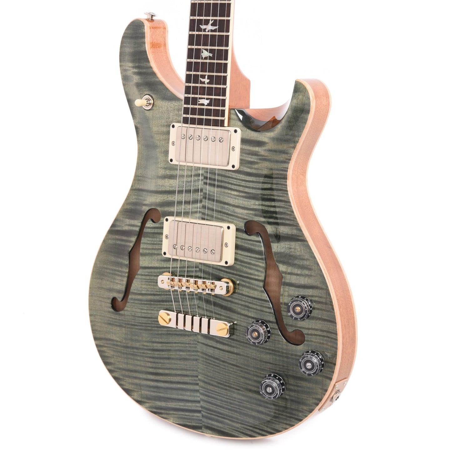 PRS McCarty 594 Hollowbody II Trampas Green w/Nickel Hardware Electric Guitars / Hollow Body