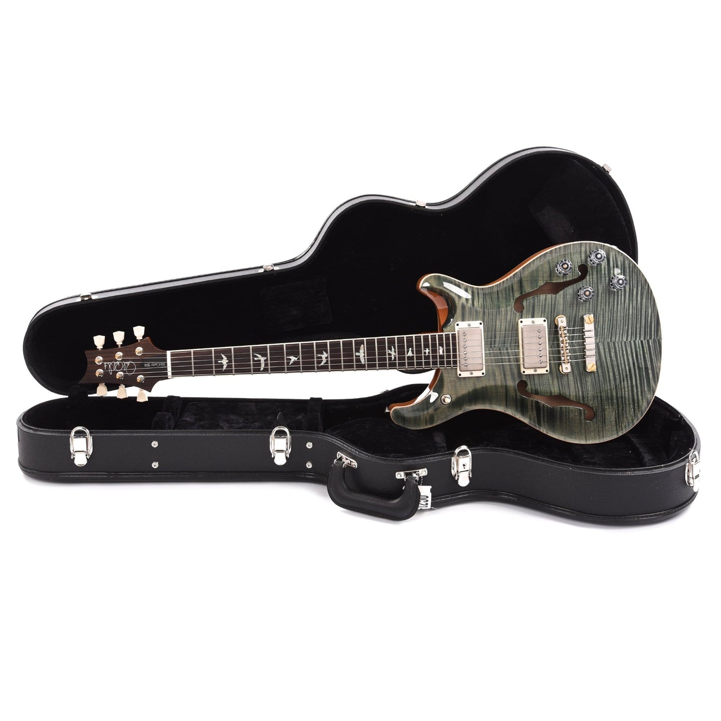 PRS McCarty 594 Hollowbody II Trampas Green w/Nickel Hardware Electric Guitars / Hollow Body