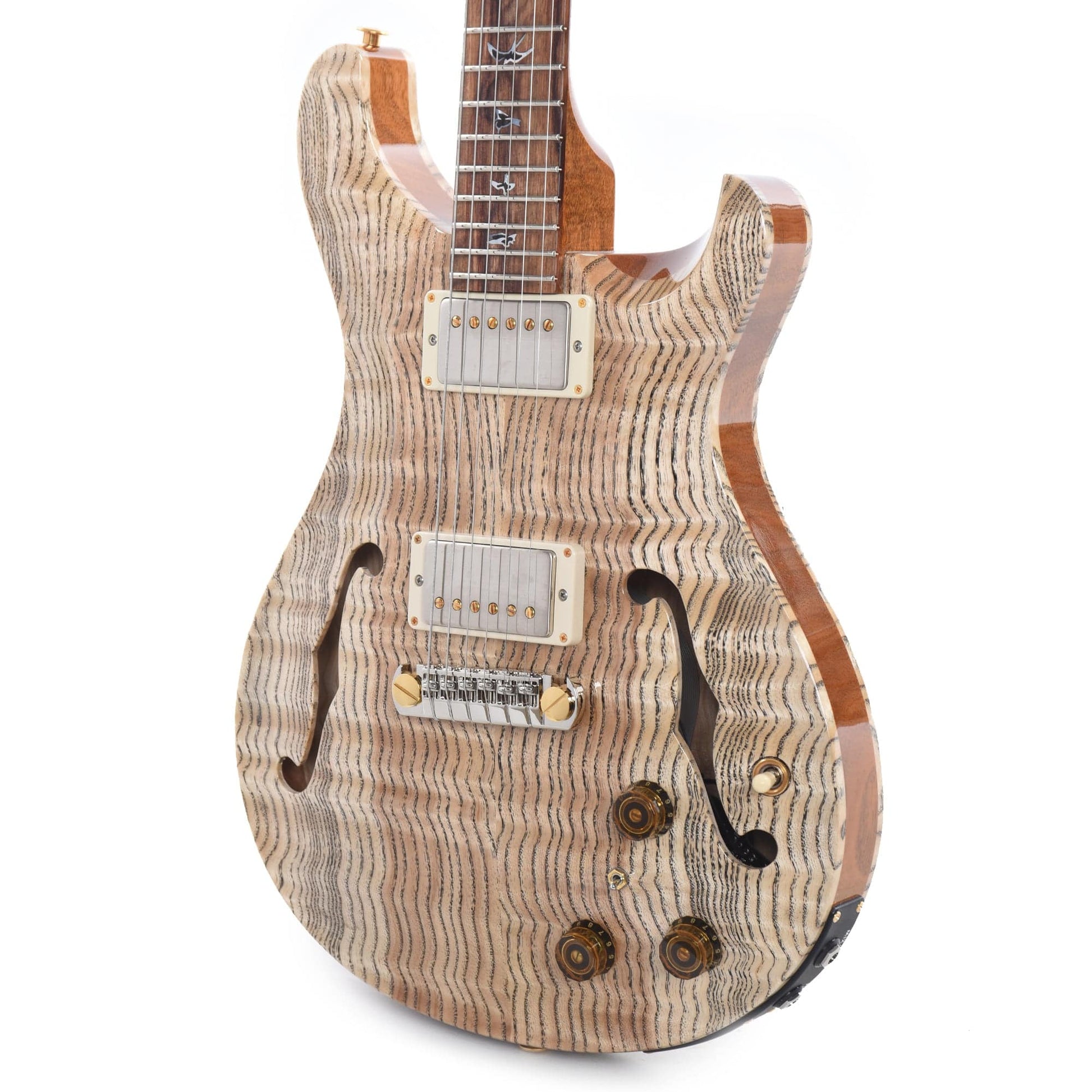 PRS Private Stock #9433 Hollowbody II Piezo Figured White Ash w/Figured Hormigo Fingerboard Electric Guitars / Hollow Body