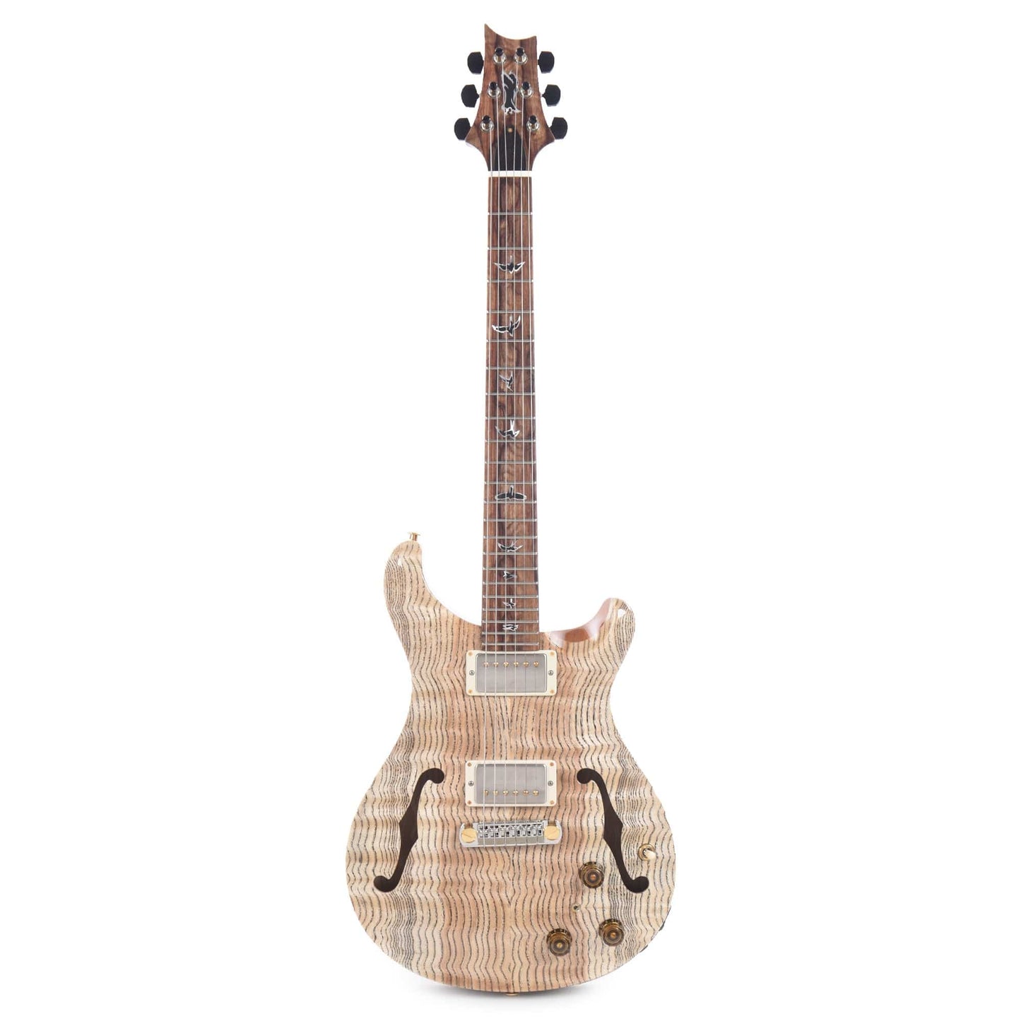 PRS Private Stock #9433 Hollowbody II Piezo Figured White Ash w/Figured Hormigo Fingerboard Electric Guitars / Hollow Body