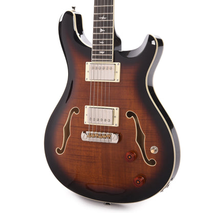 PRS SE Hollowbody II Black Gold Burst Electric Guitars / Hollow Body