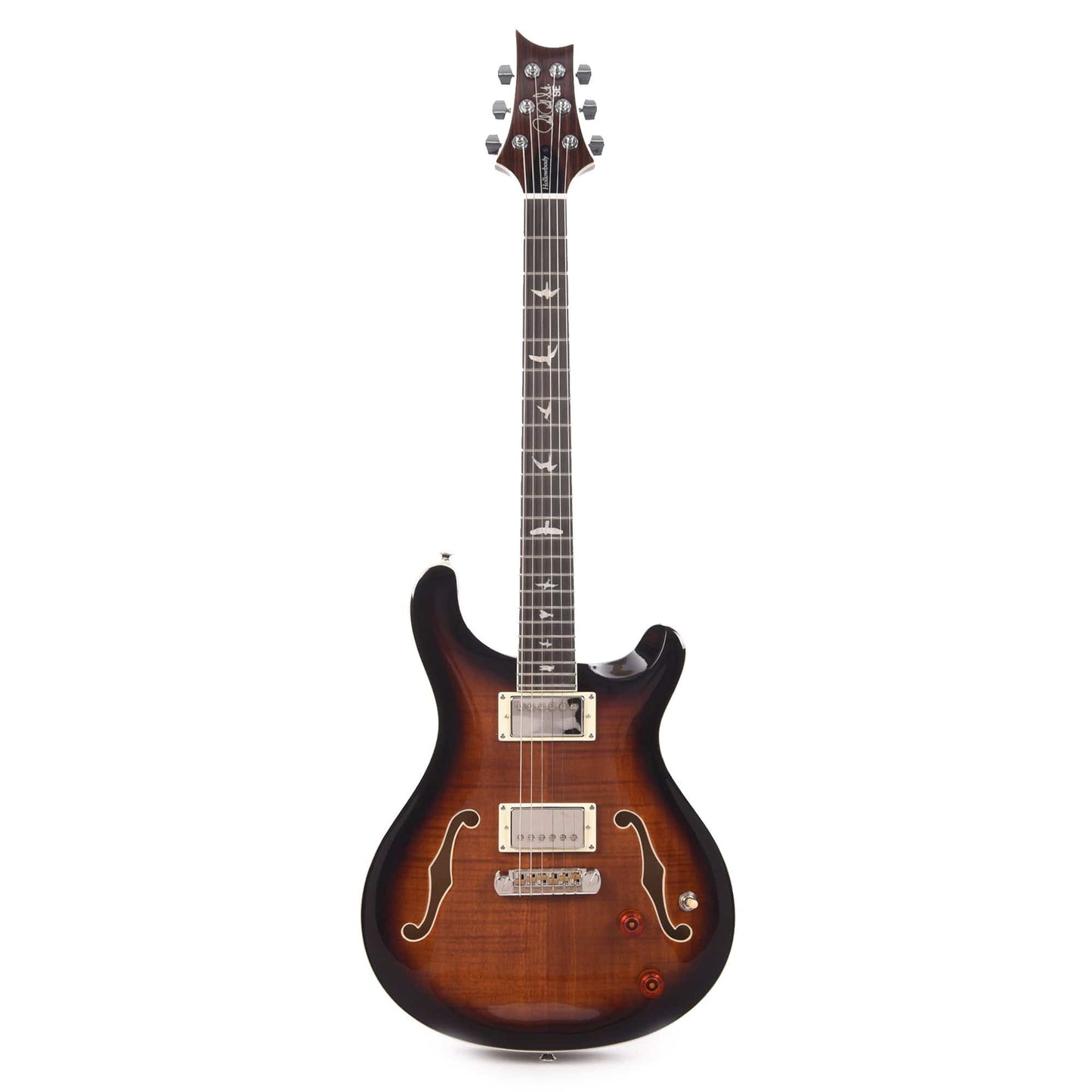 PRS SE Hollowbody II Black Gold Burst Electric Guitars / Hollow Body