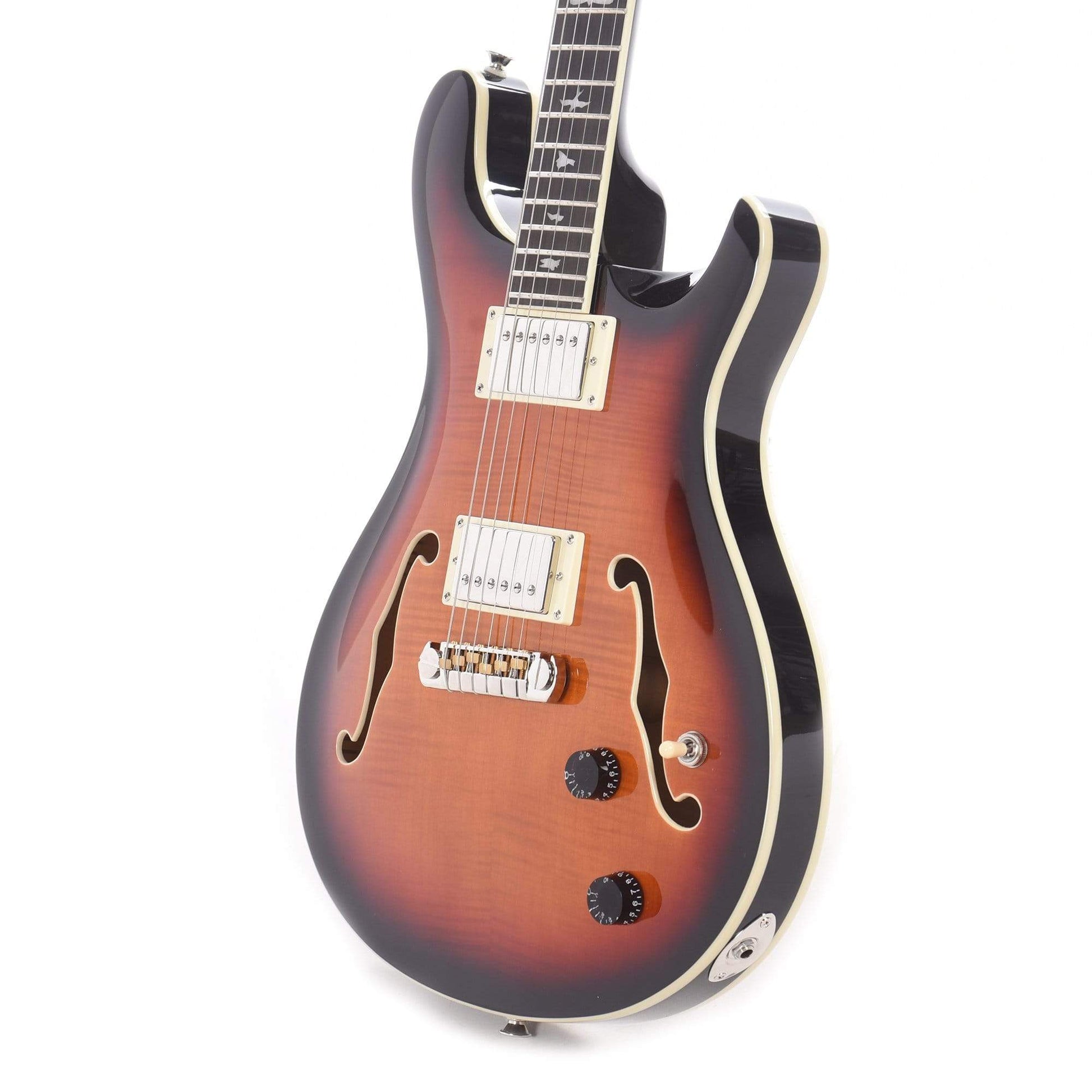 PRS SE Hollowbody II Tricolor Sunburst Electric Guitars / Hollow Body
