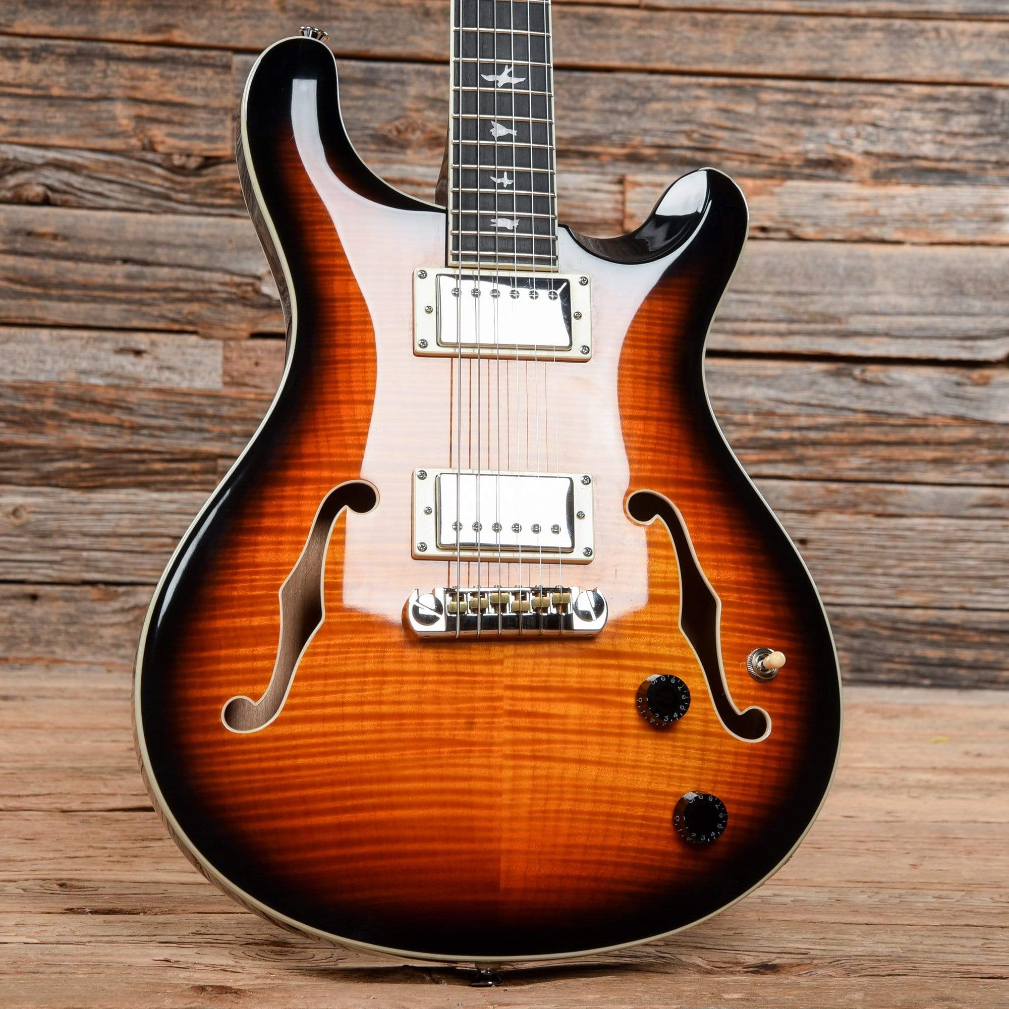 PRS SE Hollowbody II Tricolor Sunburst Electric Guitars / Hollow Body