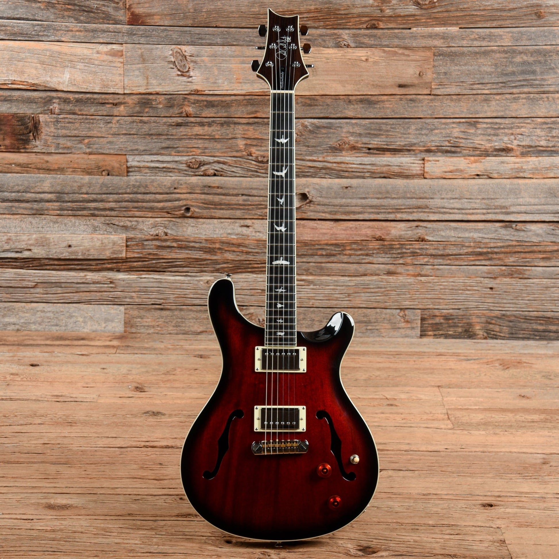 PRS SE Hollowbody Standard Fire Red Burst 2019 Electric Guitars / Hollow Body