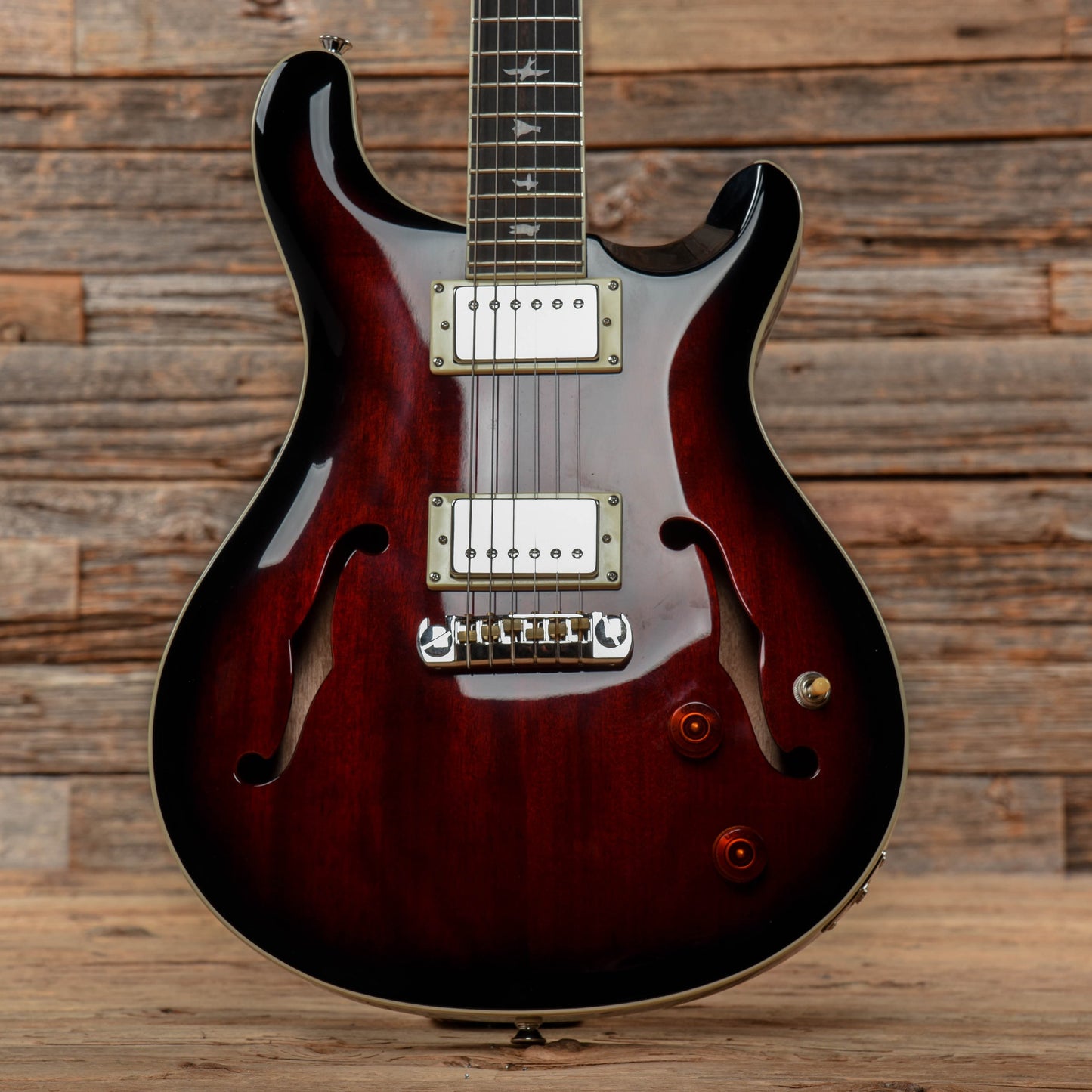 PRS SE Hollowbody Standard Fire Red Burst 2020 Electric Guitars / Hollow Body