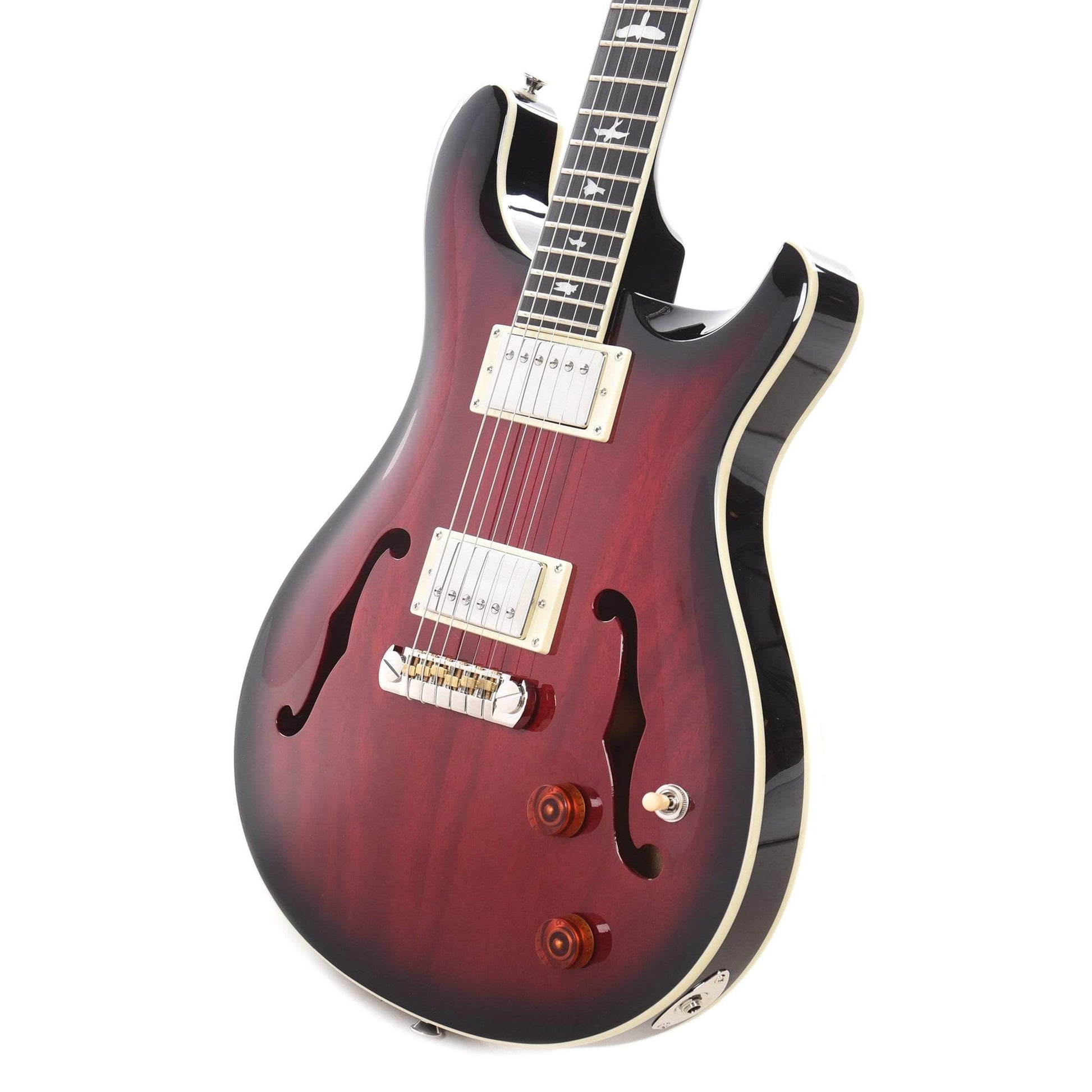 PRS SE Hollowbody Standard Fire Red Burst Electric Guitars / Hollow Body