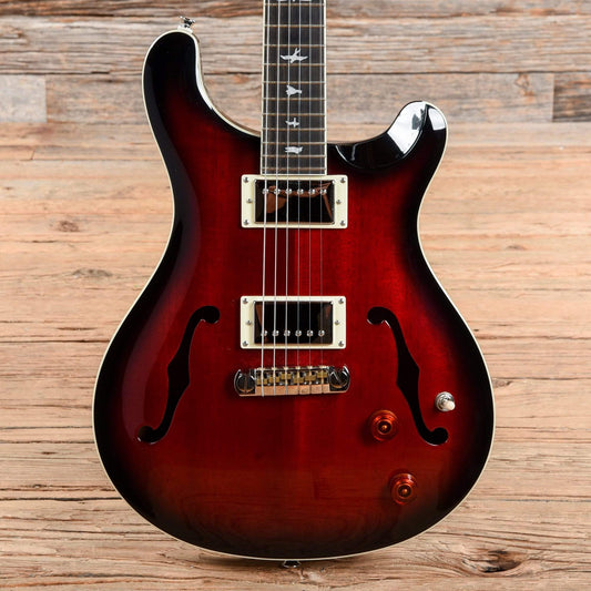 PRS SE Hollowbody Standard Fire Red Burst Electric Guitars / Hollow Body