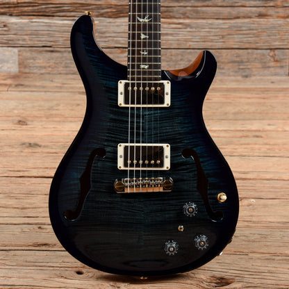 PRS Wood Library Hollowbody II w/Brazilian Rosewood Fretboard Cobalt Blue Smokeburst Wrap 2018 Electric Guitars / Hollow Body