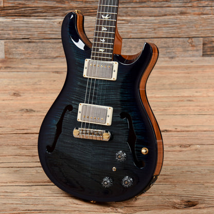 PRS Wood Library Hollowbody II w/Brazilian Rosewood Fretboard Cobalt Blue Smokeburst Wrap 2018 Electric Guitars / Hollow Body