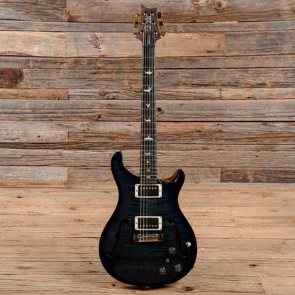 PRS Wood Library Hollowbody II w/Brazilian Rosewood Fretboard Cobalt Blue Smokeburst Wrap 2018 Electric Guitars / Hollow Body