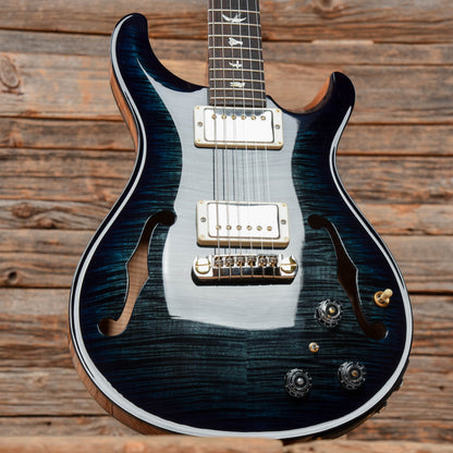 PRS Wood Library Hollowbody II w/Brazilian Rosewood Fretboard Cobalt Blue Smokeburst Wrap 2018 Electric Guitars / Hollow Body