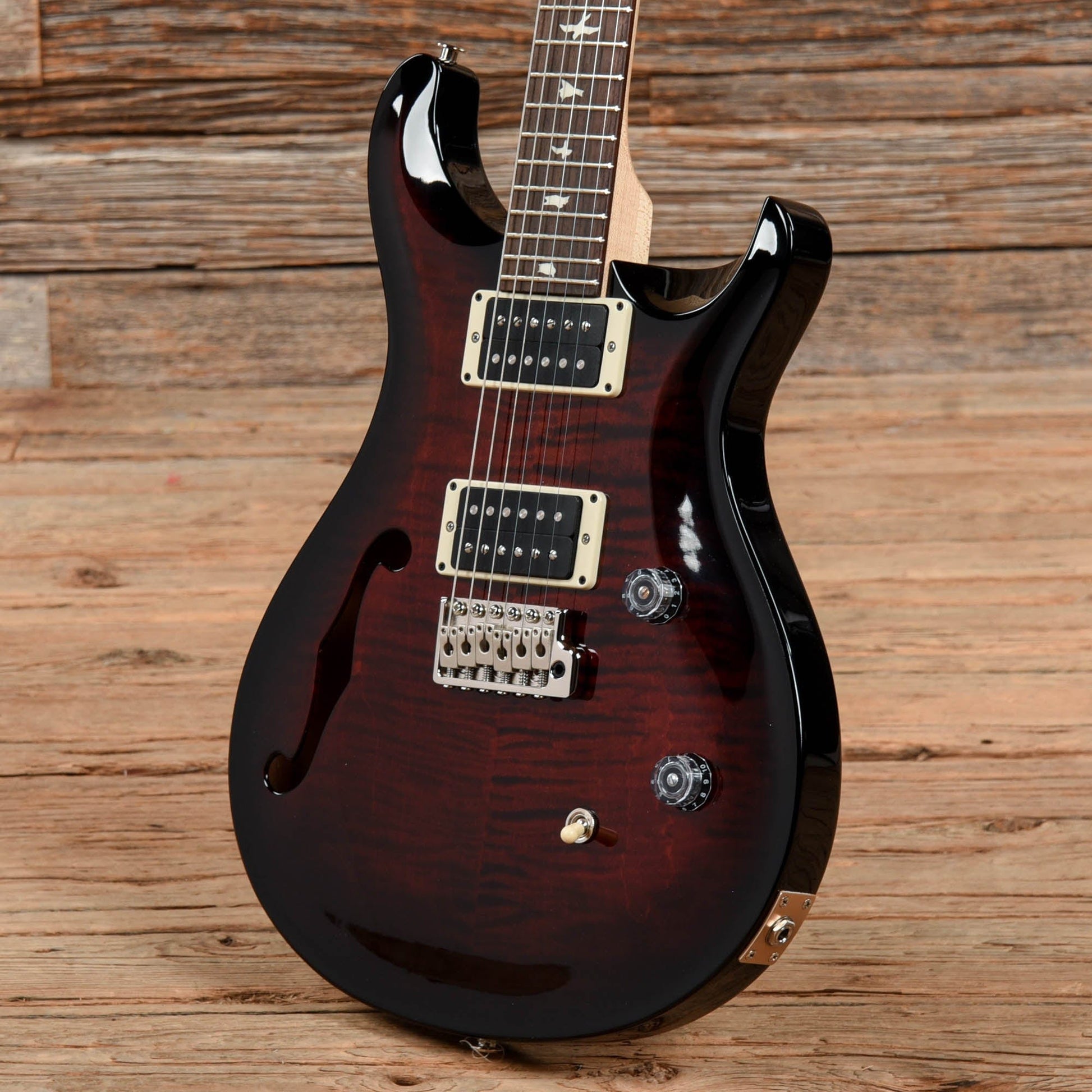 PRS CE-24 Semi-Hollow Dark Cherry Sunburst Electric Guitars / Semi-Hollow