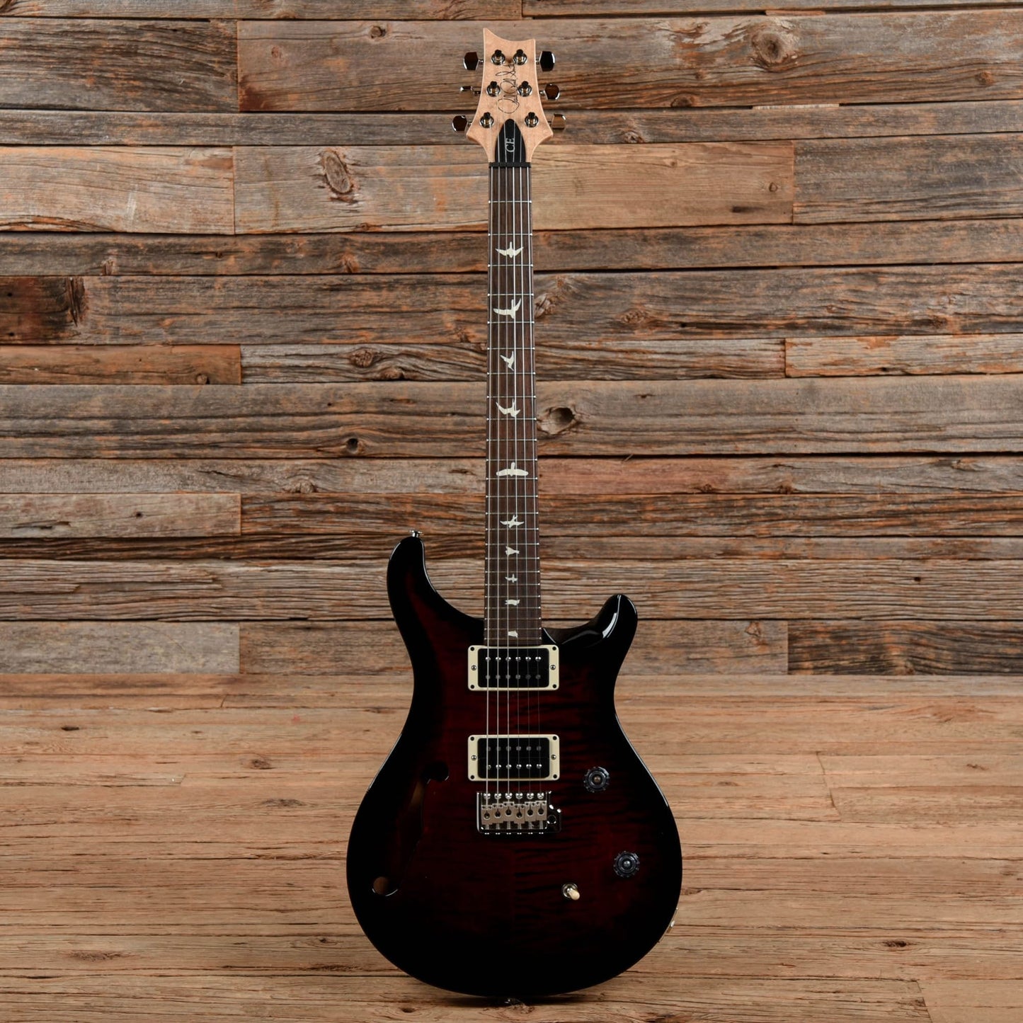 PRS CE-24 Semi-Hollow Dark Cherry Sunburst Electric Guitars / Semi-Hollow