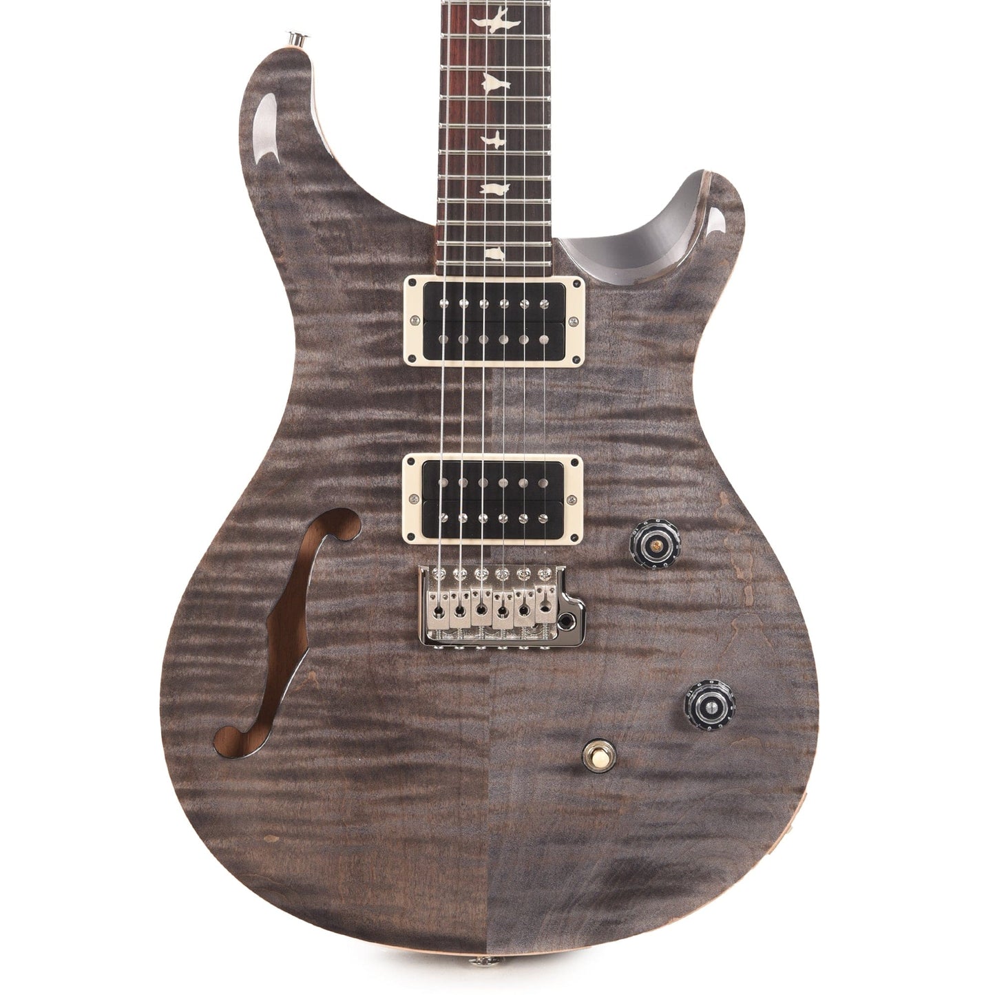 PRS CE 24 Semi-Hollow Faded Gray Black Electric Guitars / Semi-Hollow