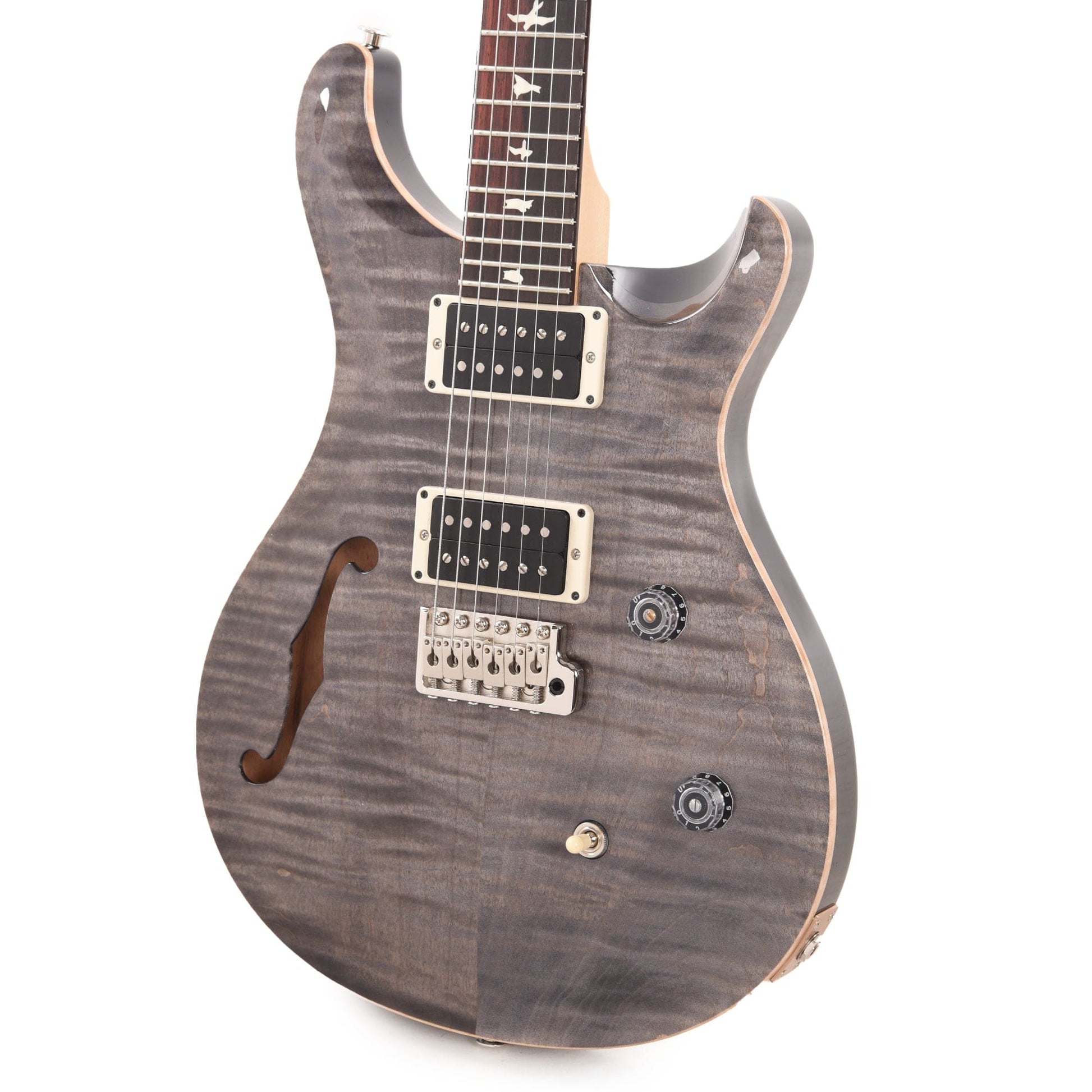 PRS CE 24 Semi-Hollow Faded Gray Black Electric Guitars / Semi-Hollow