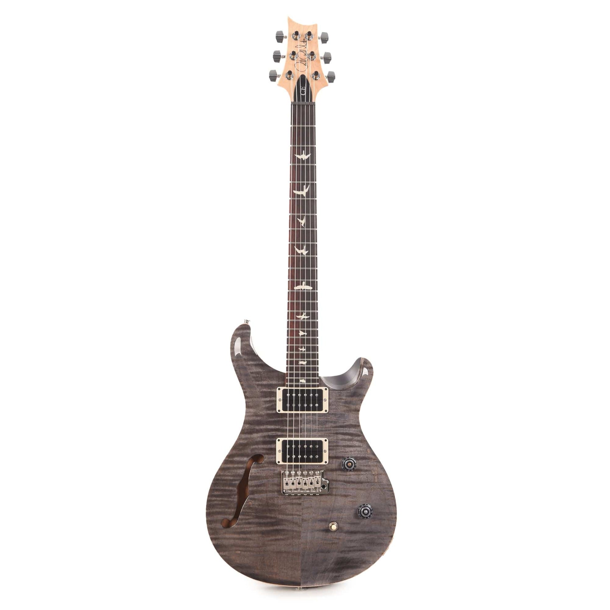PRS CE 24 Semi-Hollow Faded Gray Black Electric Guitars / Semi-Hollow