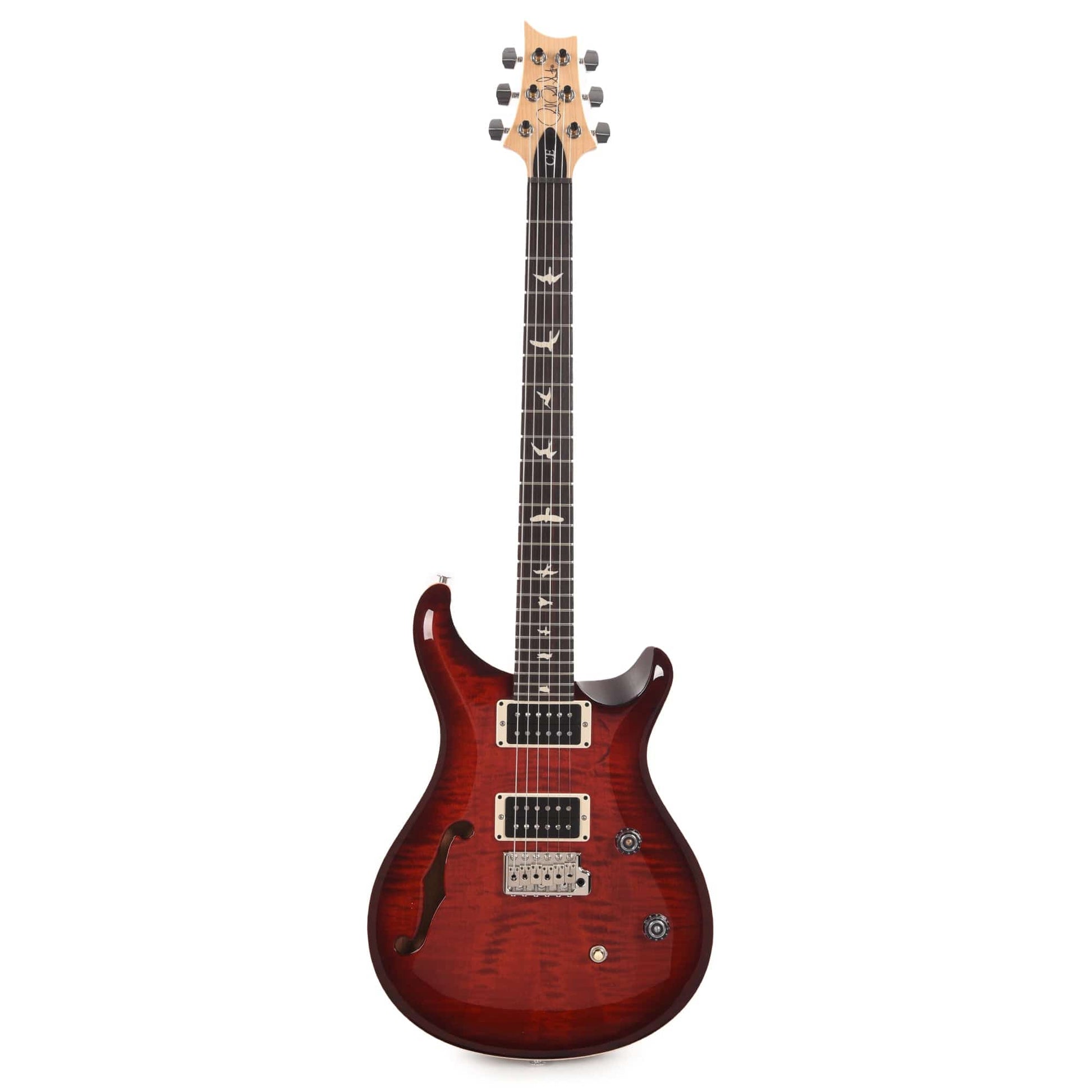PRS CE 24 Semi-Hollow Fire Red Burst Electric Guitars / Semi-Hollow