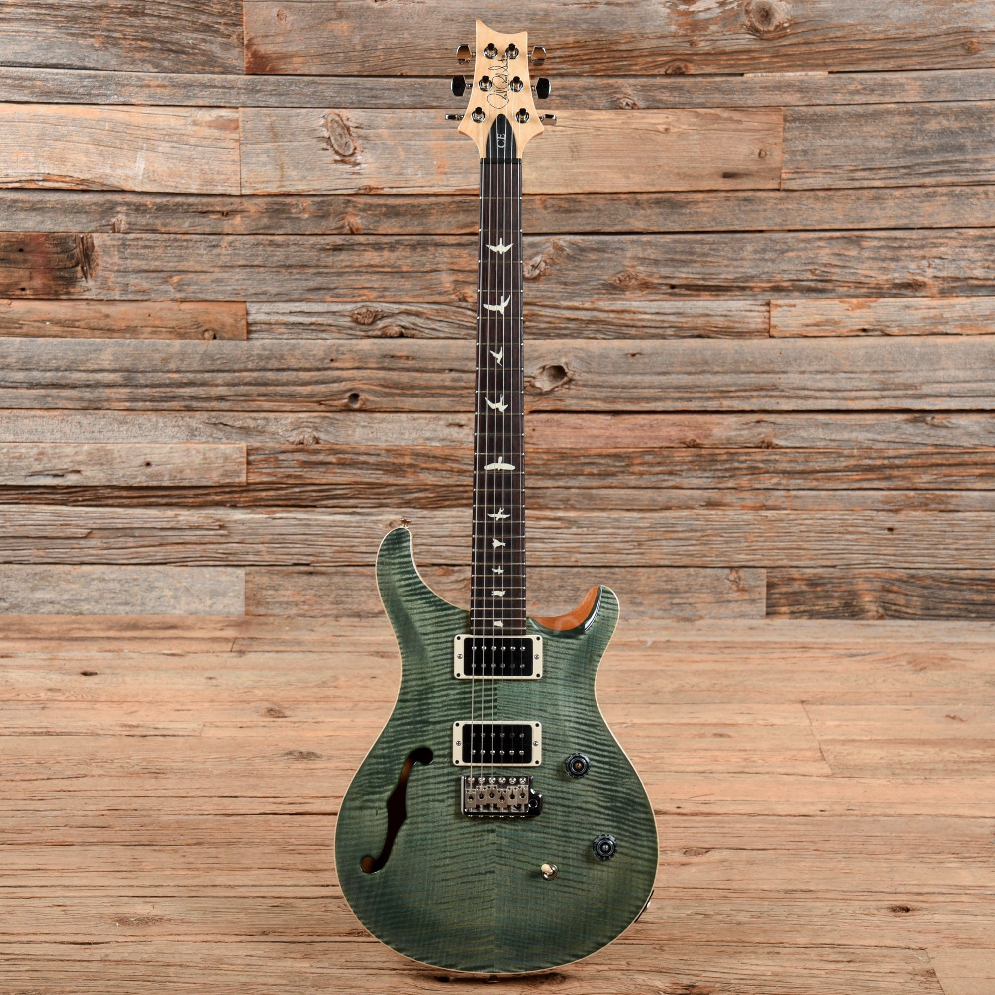 PRS CE 24 Semi-Hollow Trampas Green 2020 Electric Guitars / Semi-Hollow
