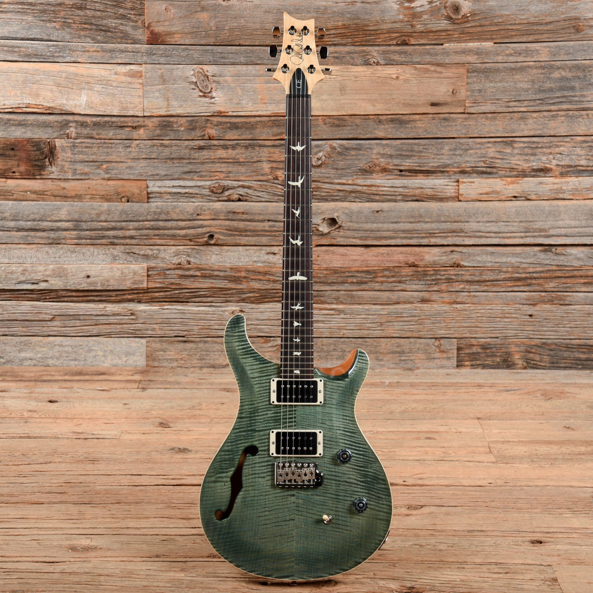 PRS CE 24 Semi-Hollow Trampas Green 2020 Electric Guitars / Semi-Hollow