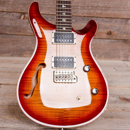 PRS CE24 Semi-Hollow Dark Cherry Sunburst Electric Guitars / Semi-Hollow