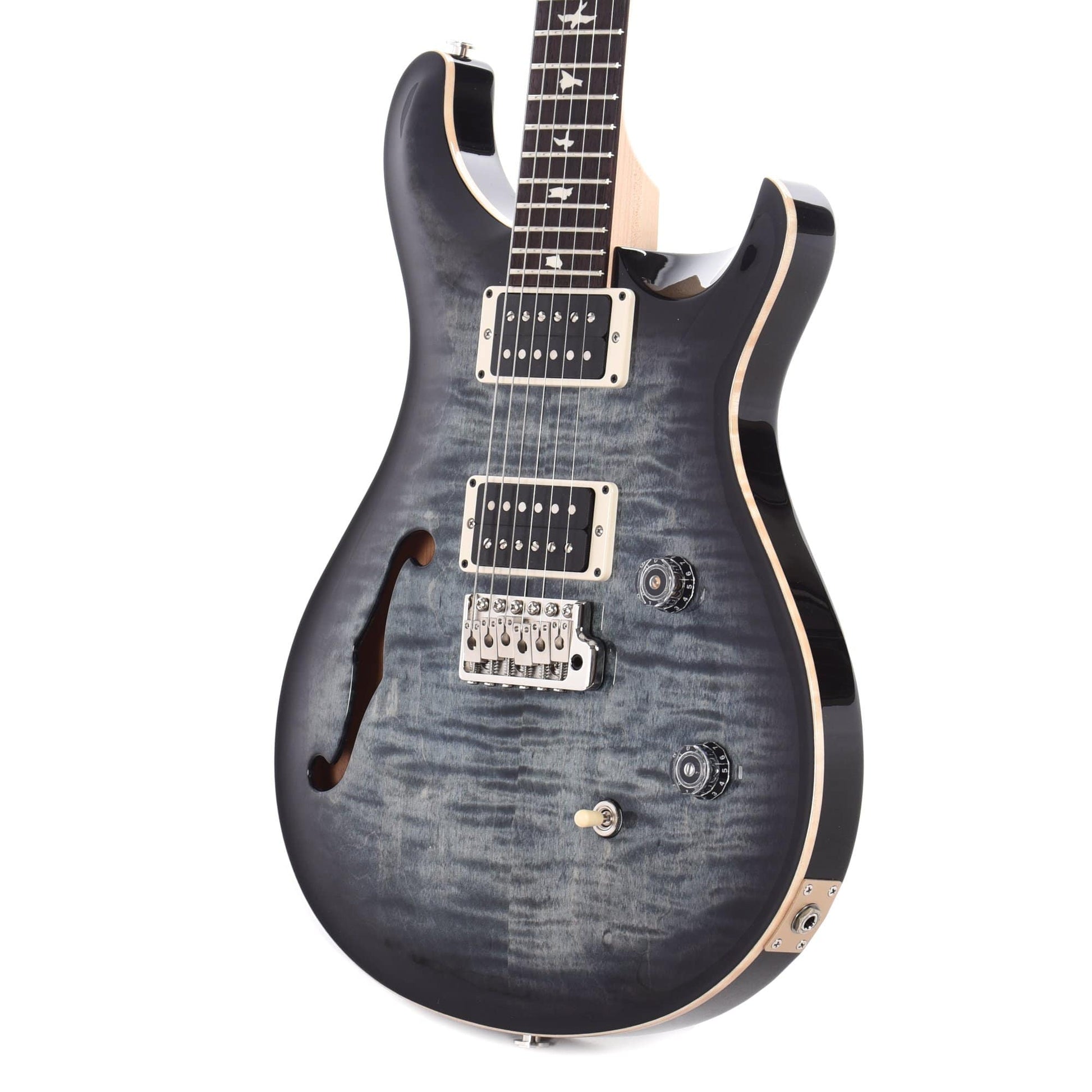 PRS CE24 Semi-Hollow Faded Blue Smokeburst Electric Guitars / Semi-Hollow