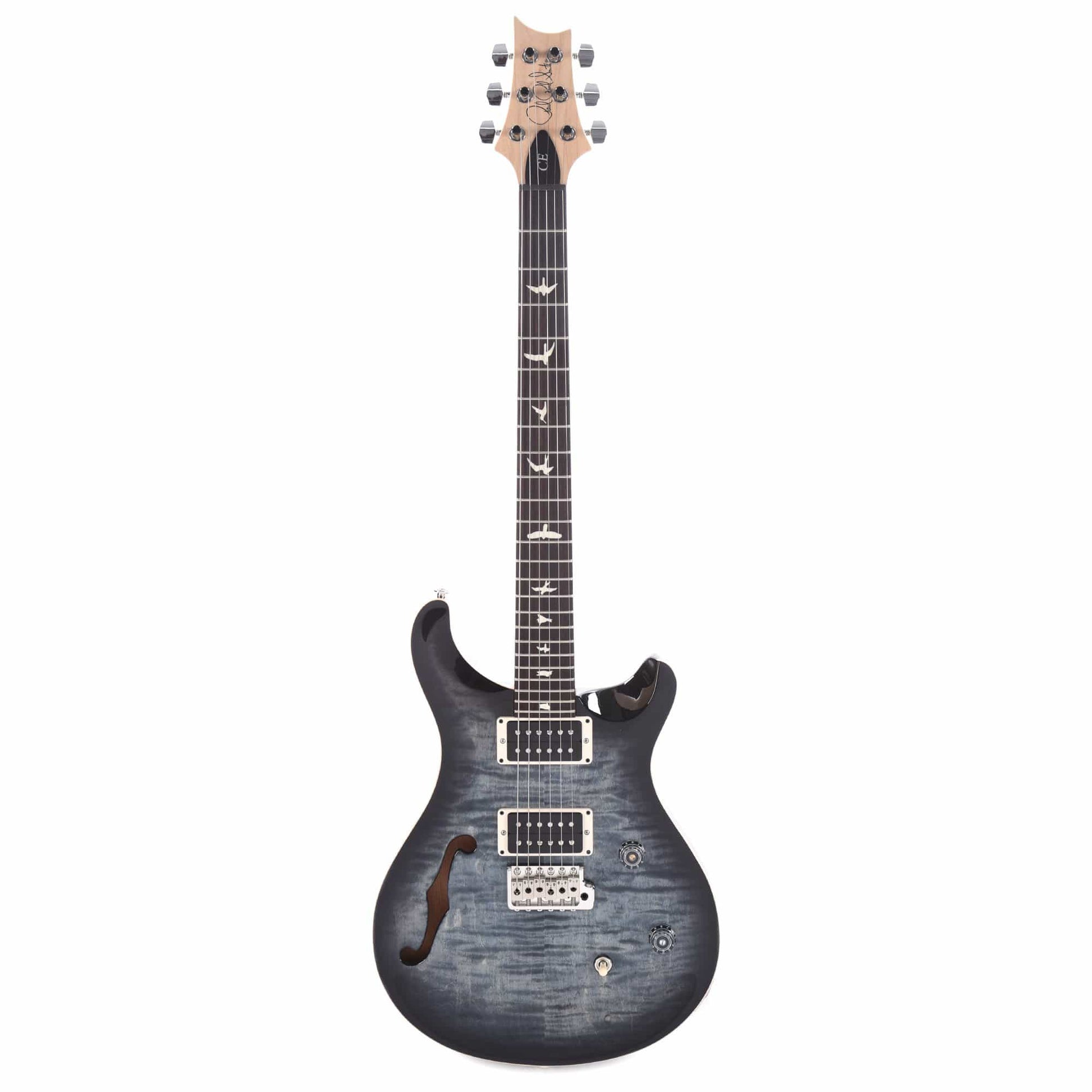 PRS CE24 Semi-Hollow Faded Blue Smokeburst Electric Guitars / Semi-Hollow