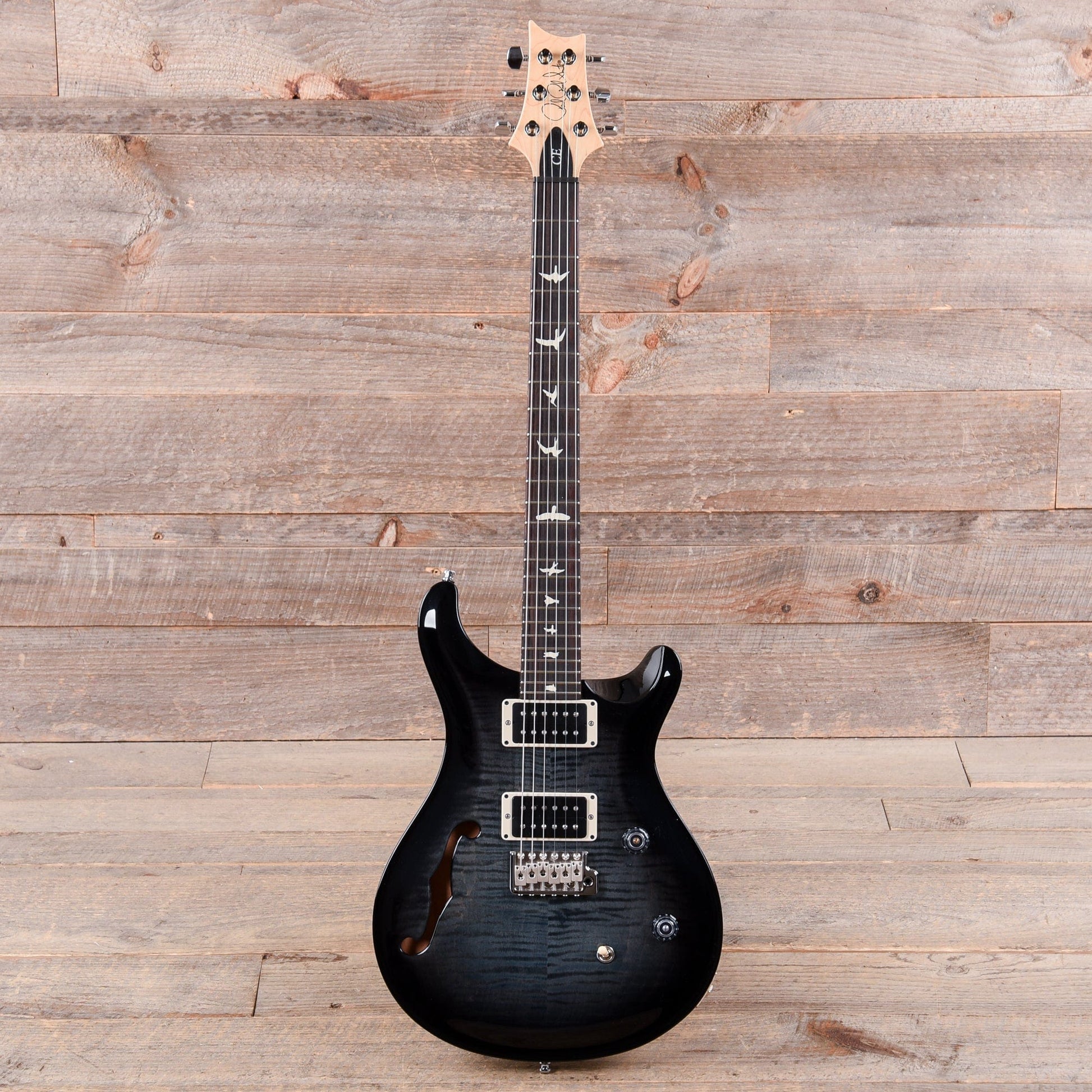 PRS CE24 Semi-Hollow Faded Blue Smokeburst Electric Guitars / Semi-Hollow