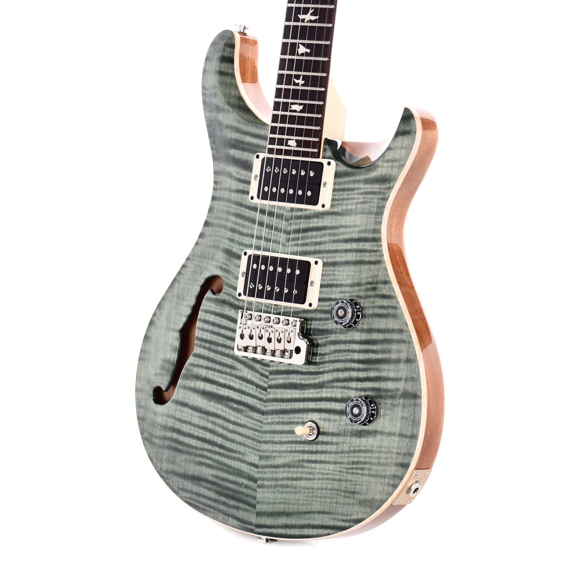 PRS CE24 Semi-Hollow Trampas Green Electric Guitars / Semi-Hollow