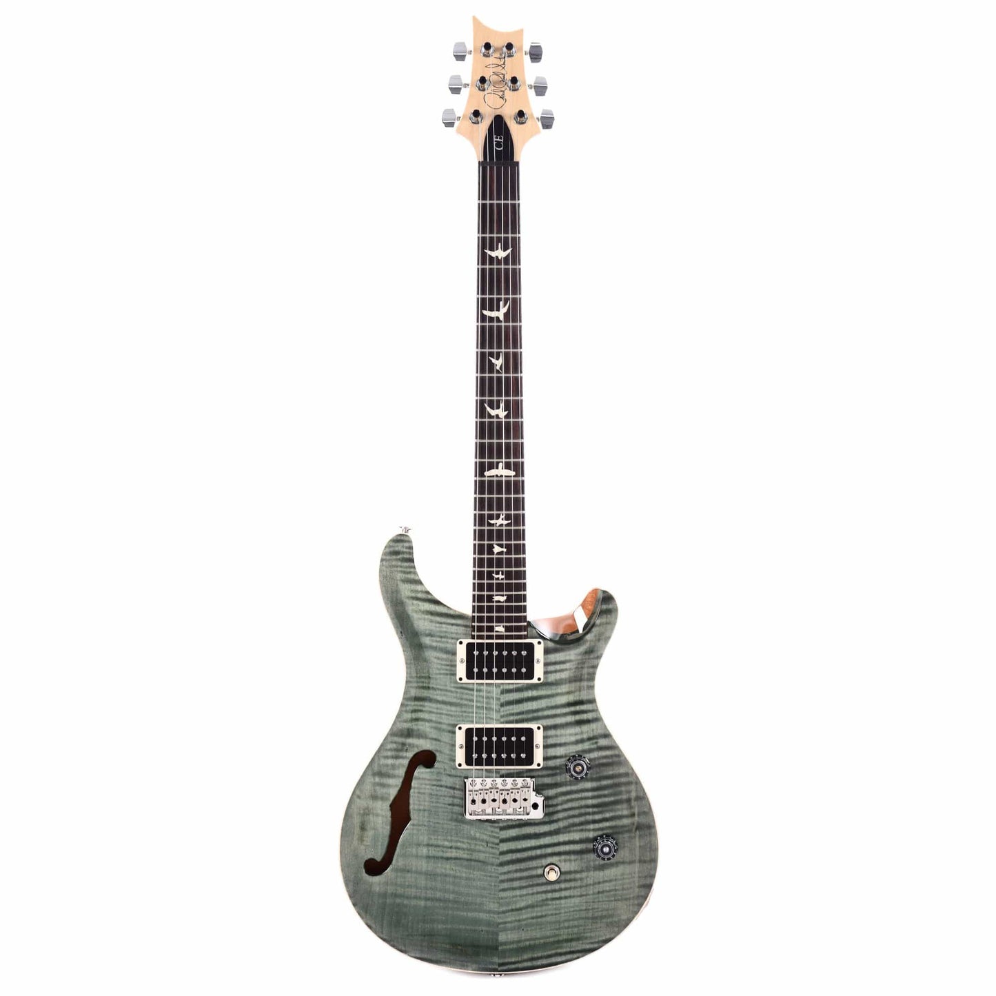 PRS CE24 Semi-Hollow Trampas Green Electric Guitars / Semi-Hollow