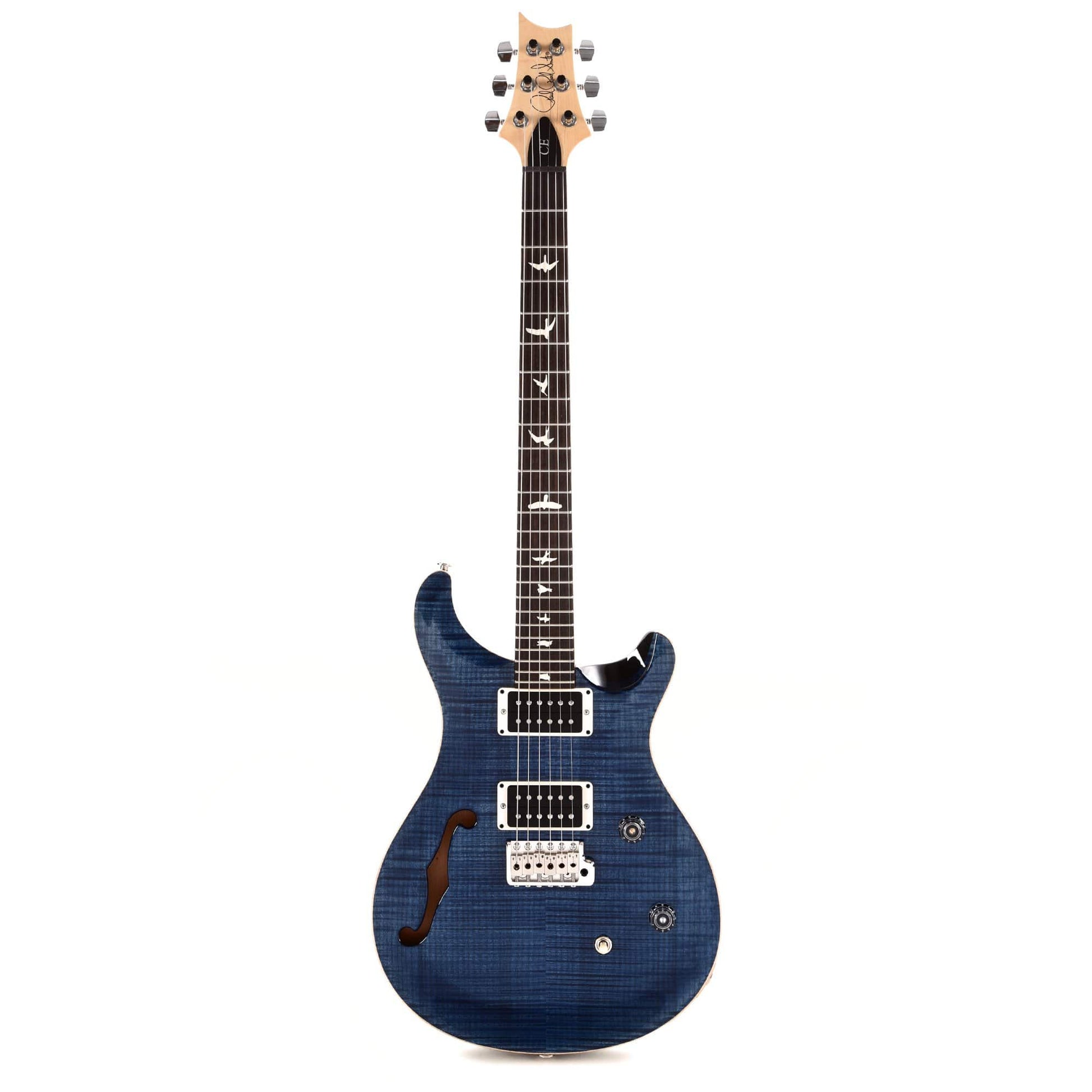 PRS CE24 Semi-Hollow Whale Blue Electric Guitars / Semi-Hollow