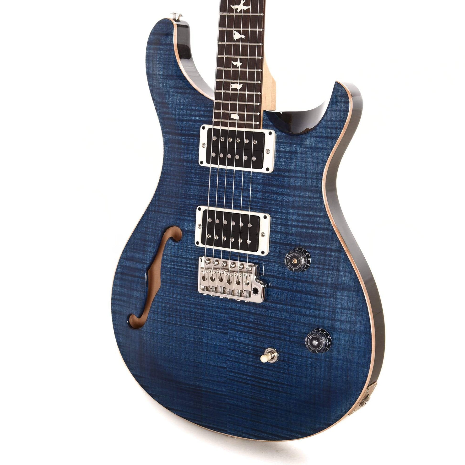 PRS CE24 Semi-Hollow Whale Blue Electric Guitars / Semi-Hollow