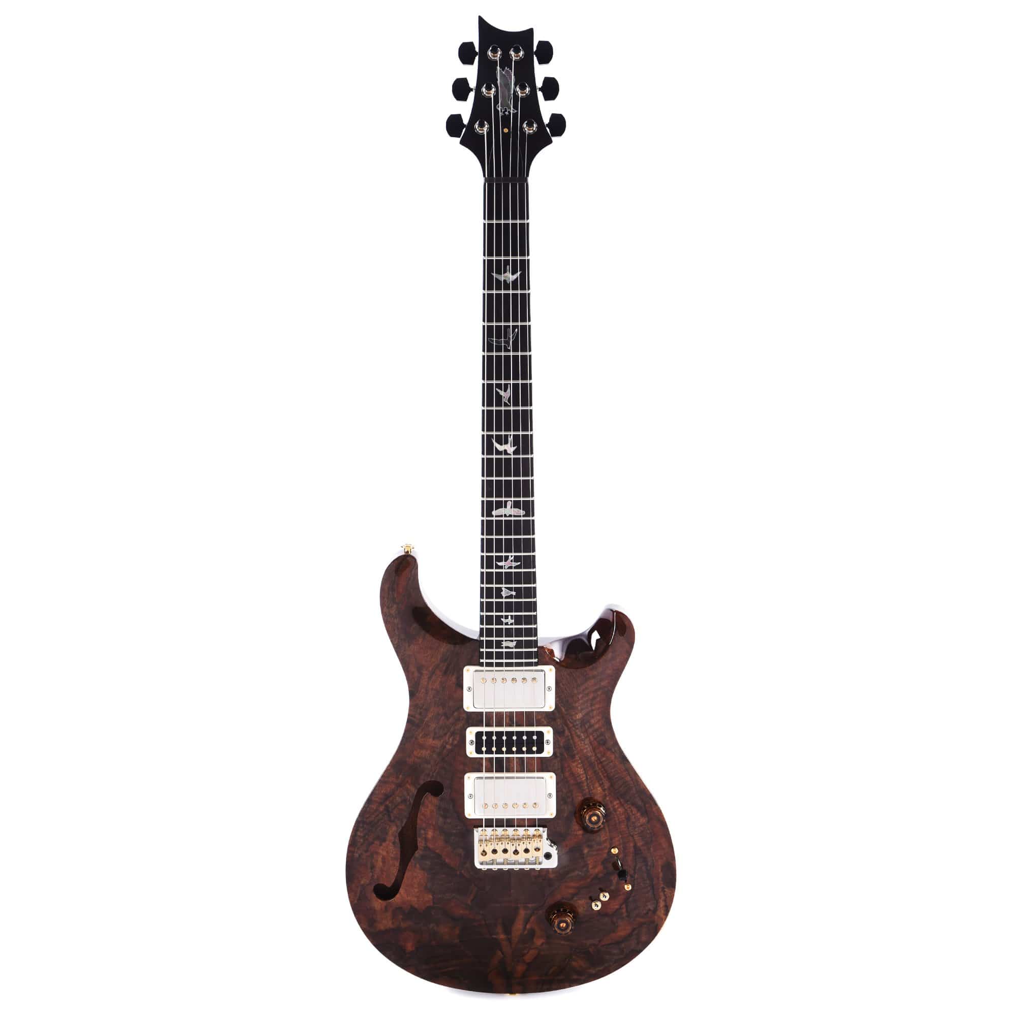 PRS Private Stock #7895 Special Semi-Hollow F-Hole Natural Figured Walnut w/Figured Mahogany Neck & Ebony Fingerboard Electric Guitars / Semi-Hollow