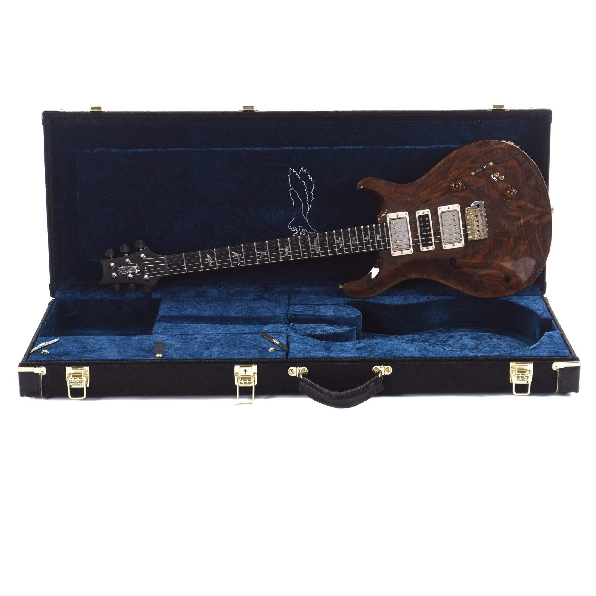 PRS Private Stock #7895 Special Semi-Hollow F-Hole Natural Figured Walnut w/Figured Mahogany Neck & Ebony Fingerboard Electric Guitars / Semi-Hollow