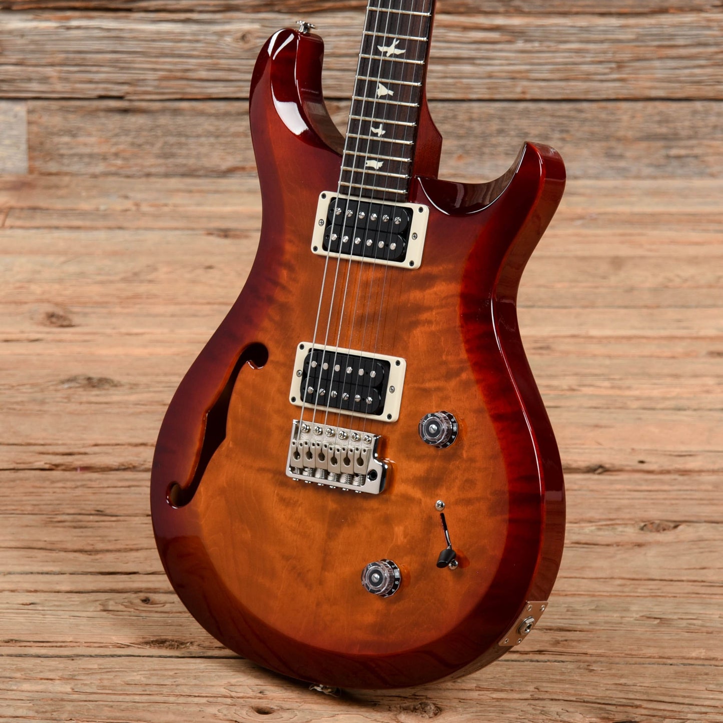 PRS S2 Custom 22 Semi-Hollow Cherry Sunburst 2021 Electric Guitars / Semi-Hollow