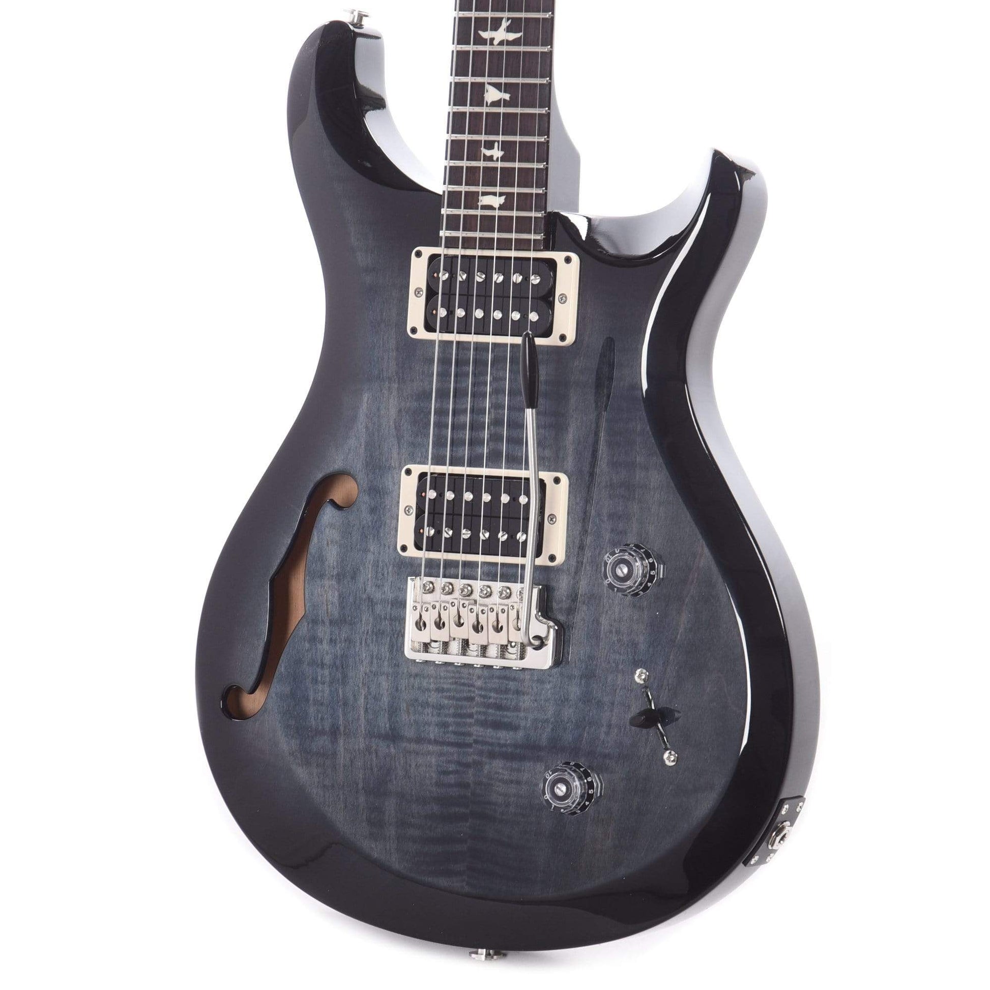 PRS S2 Custom 22 Semi-Hollow Faded Blue Smokeburst Electric Guitars / Semi-Hollow