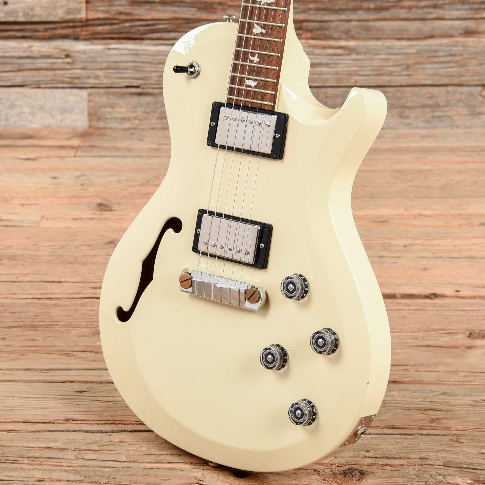 PRS S2 Singlecut Semi-Hollow Antique White 2015 Electric Guitars / Semi-Hollow