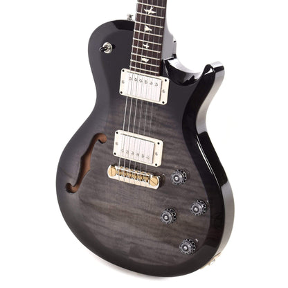 PRS S2 Singlecut Semi Hollow Custom Color Gray Black Smokeburst Electric Guitars / Semi-Hollow