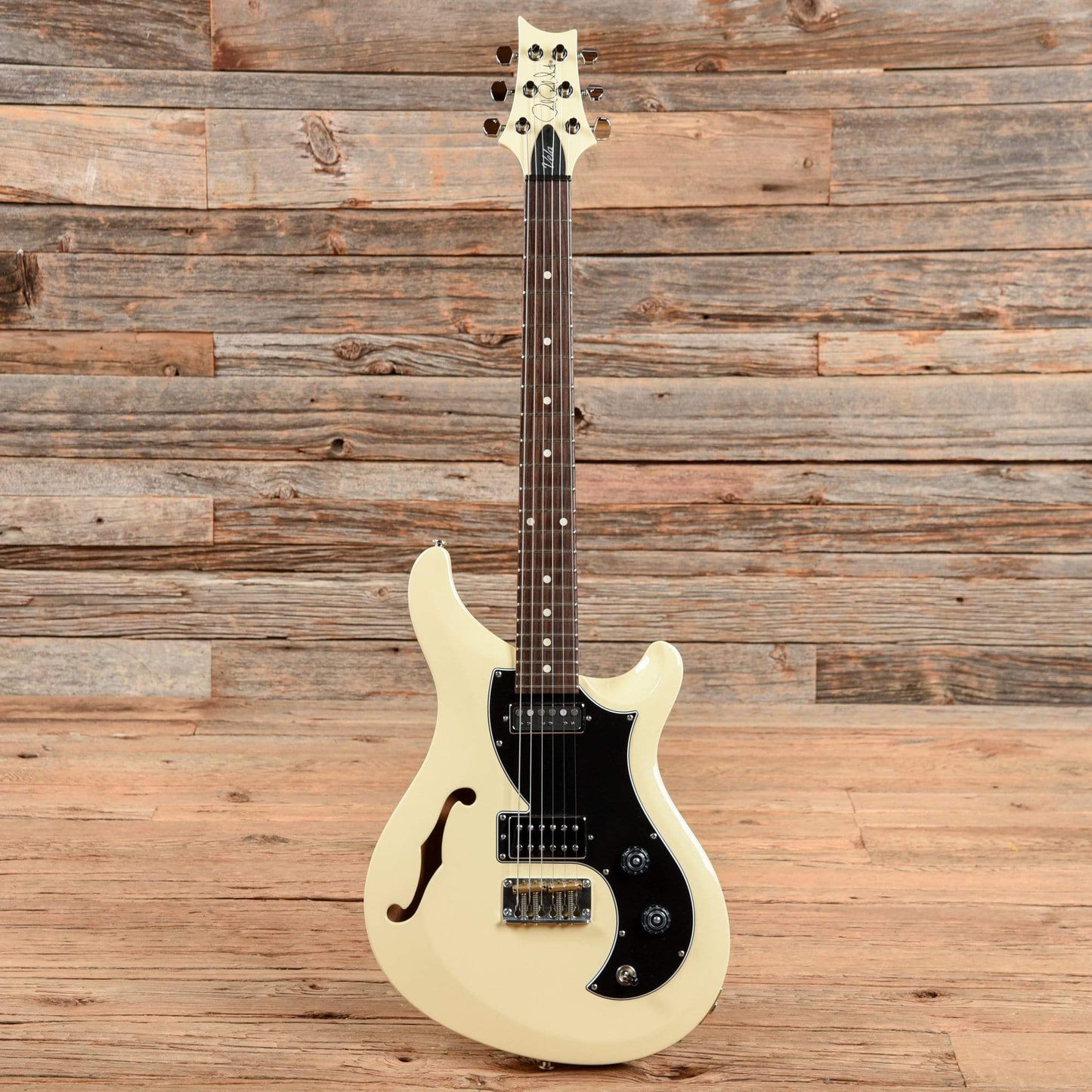 PRS S2 Vela Semi-Hollow Antique White 2020 Electric Guitars / Semi-Hollow