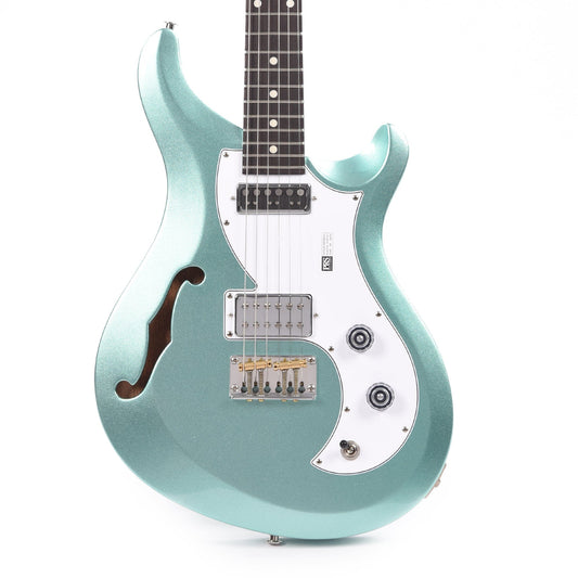 PRS S2 Vela Semi-Hollow Frost Green Metallic Electric Guitars / Semi-Hollow