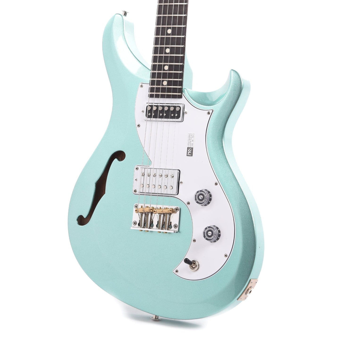 PRS S2 Vela Semi-Hollow Frost Green Metallic Electric Guitars / Semi-Hollow