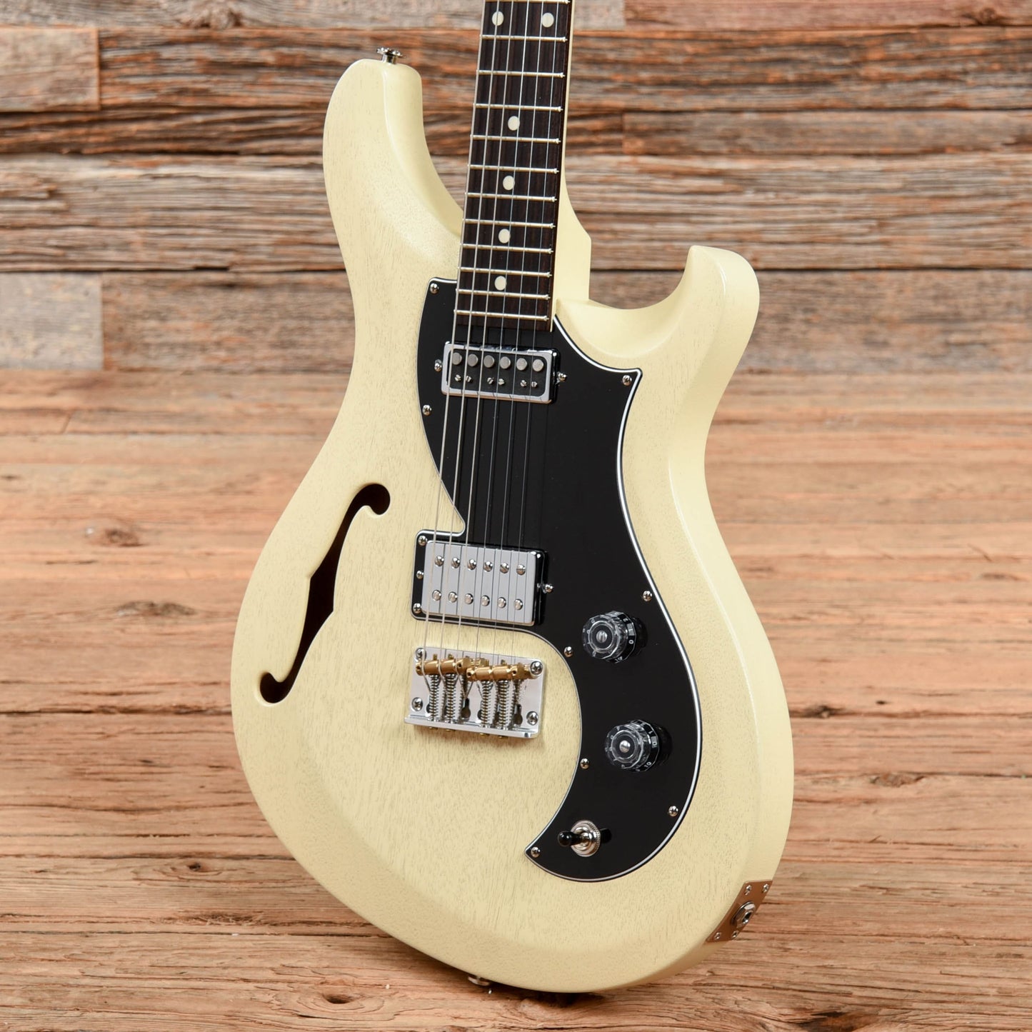 PRS S2 Vela Semi-Hollow Satin Antique White 2021 Electric Guitars / Semi-Hollow